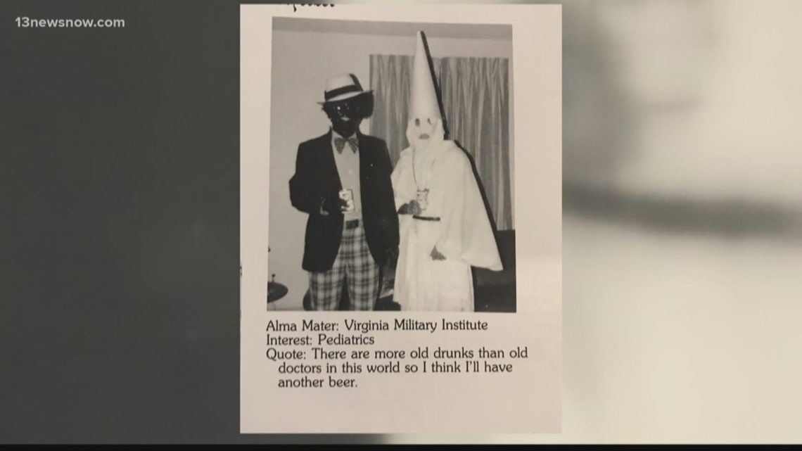 Governor says he wasn't in the racist yearbook photo 