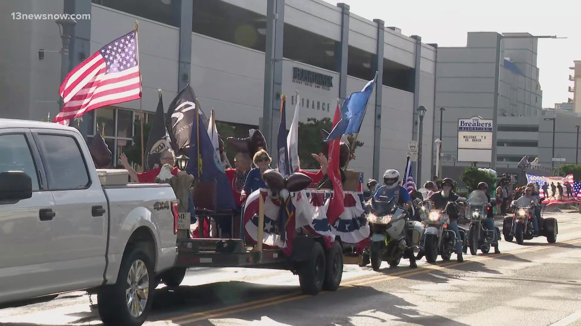 13News Now's Germyah Batey spoke to attendees at this year's Veterans Day Parade in Virginia Beach.