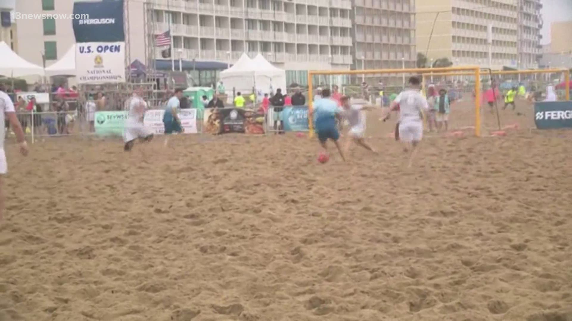 The North American Sand Soccer Championships brought 30,000 people a day to the Oceanfront over the weekend.