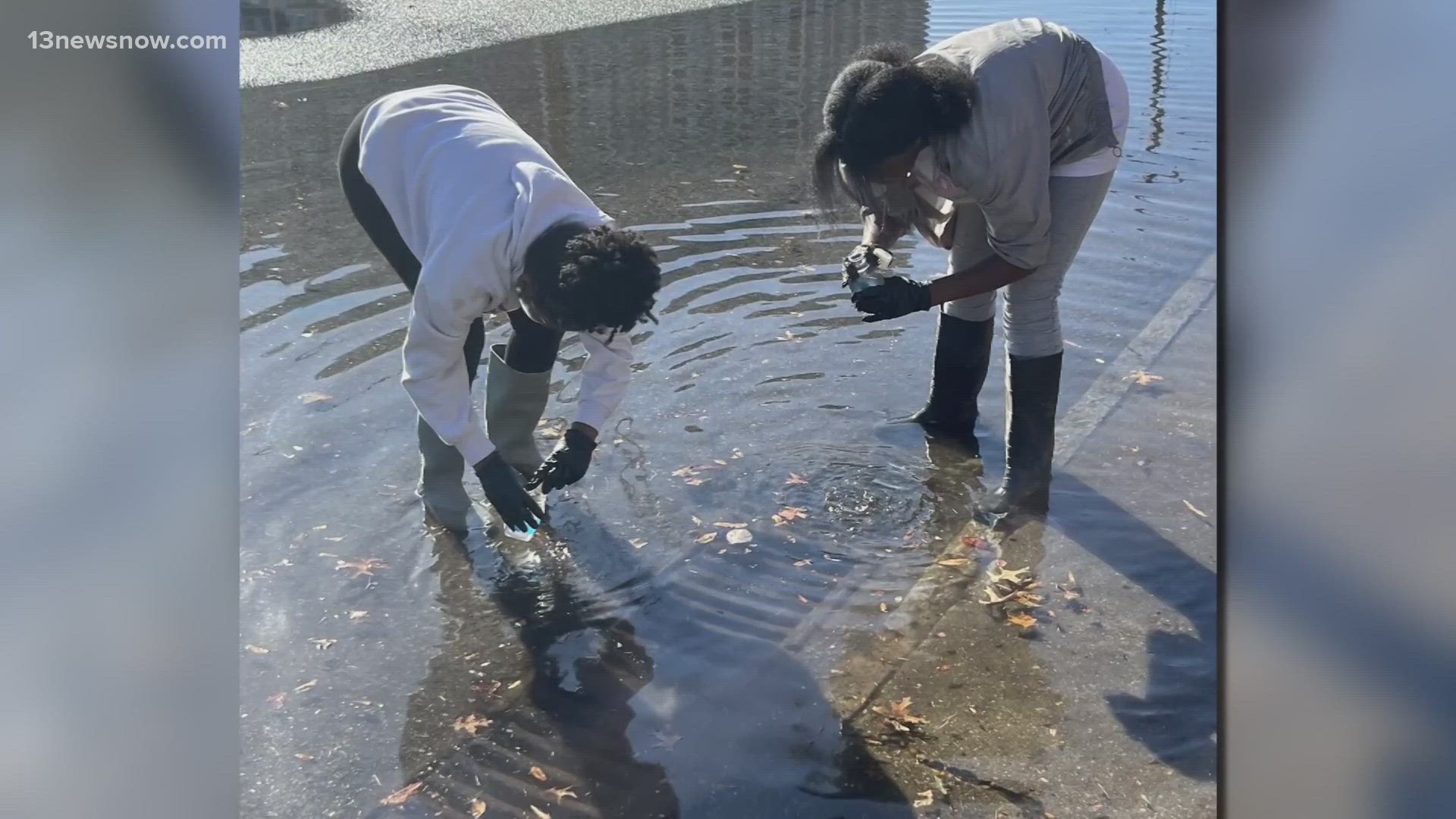 Groups led by Old Dominion University spread through Norfolk and beyond to measure the tide and collect water samples to keep our waterways healthy for years to come