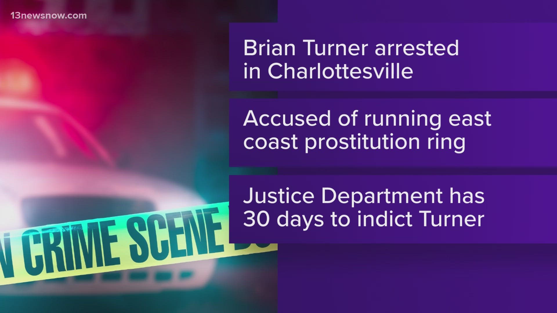 The prostitution ring spanned from South Carolina to Pennsylvania, officials said.