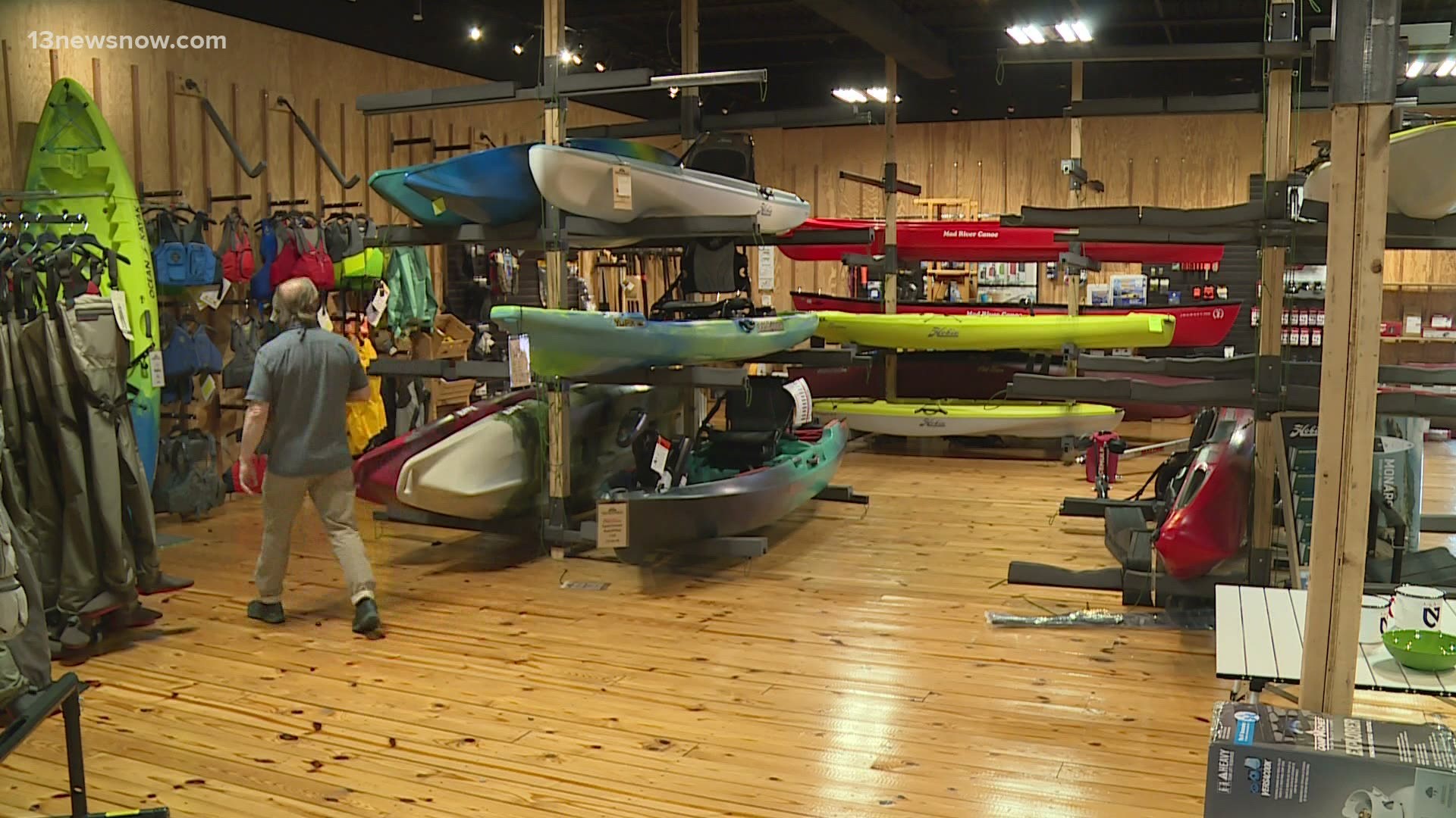 The pandemic isn't the only reason kayaks are hard to find right now.