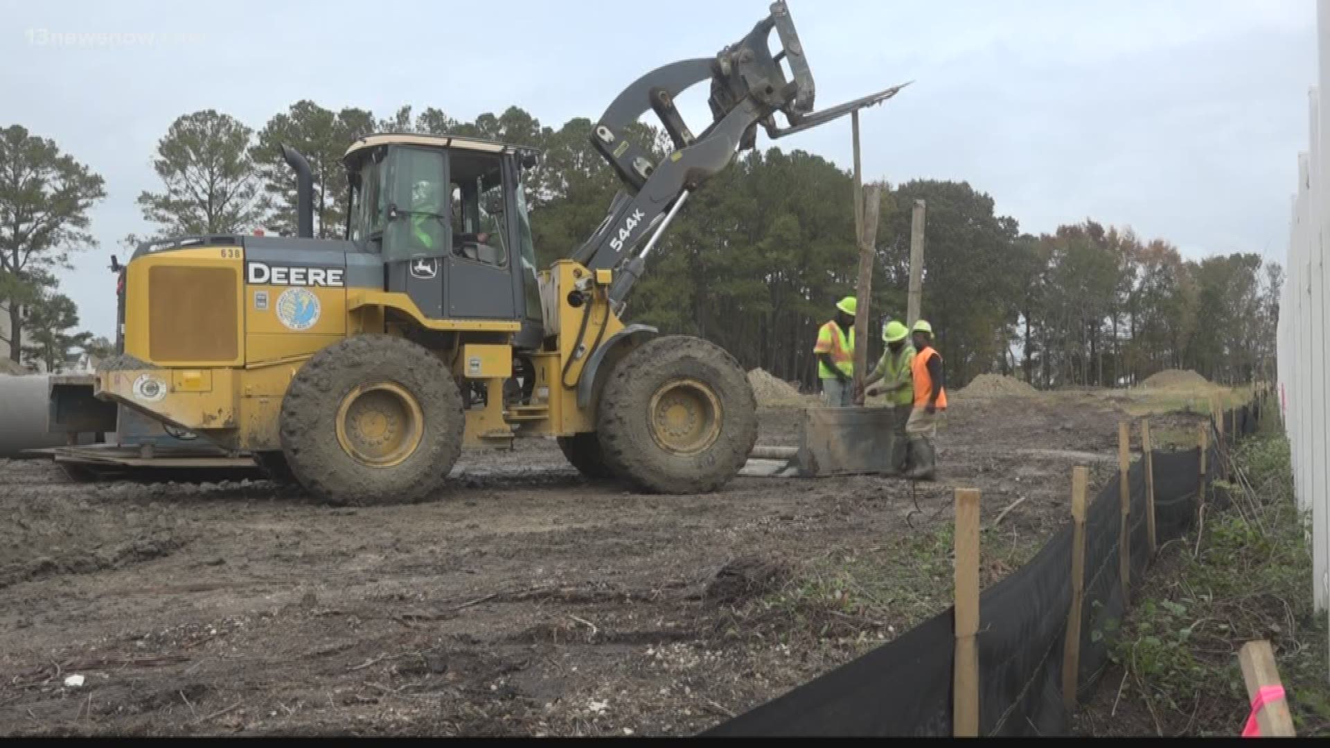 Crews in Virginia Beach will start work on a project to ease flooding near Stumpy Lake.