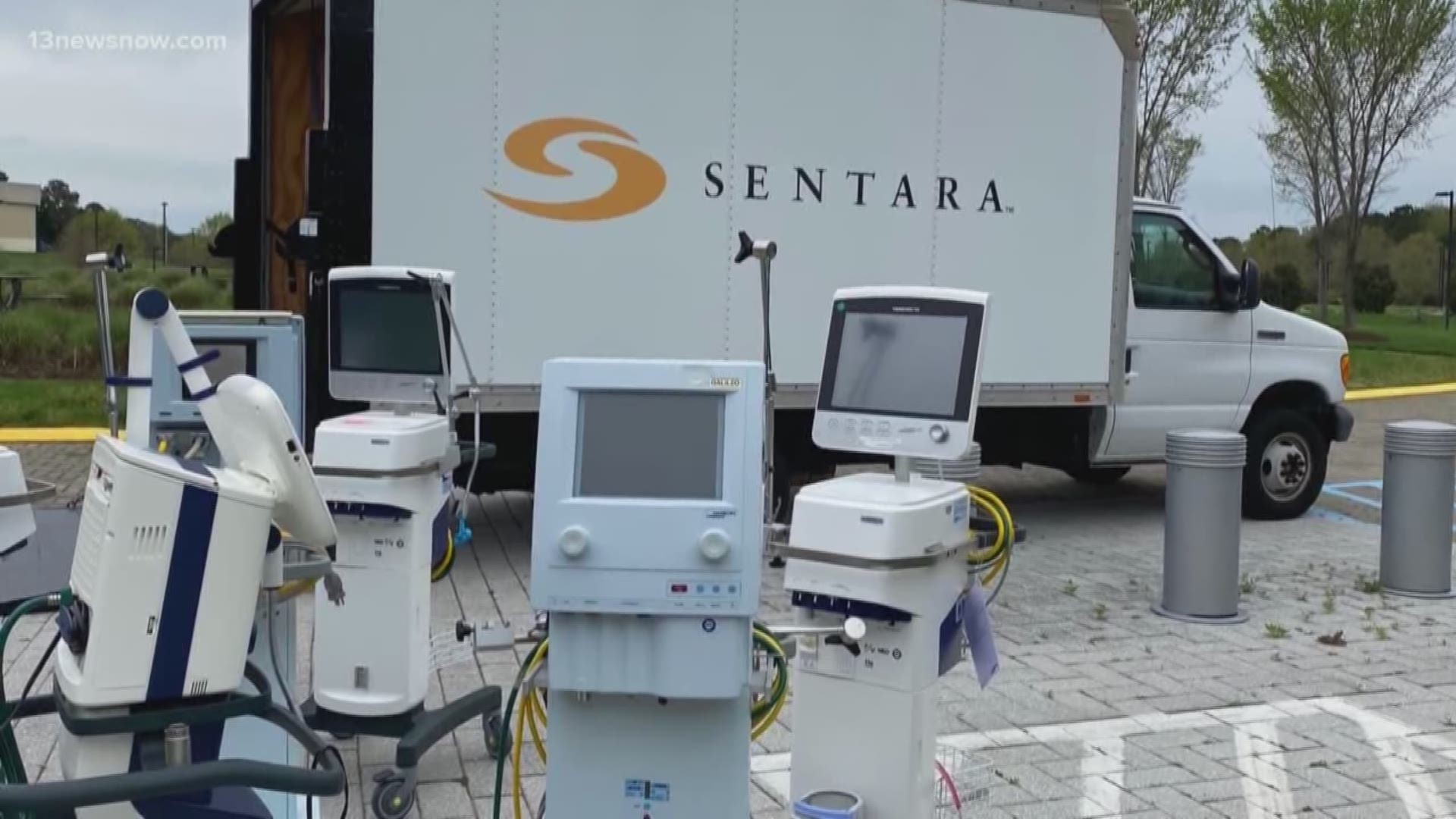 While school is out, Tidewater Community College decided to let Sentara Healthcare borrow 11 ventilators for people in the hospital with COVID-19.