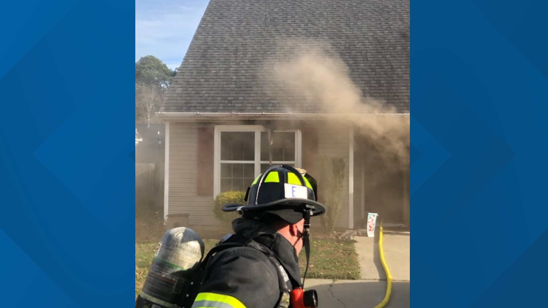 Fire crews respond to residential fire in Suffolk neighborhood; Two ...