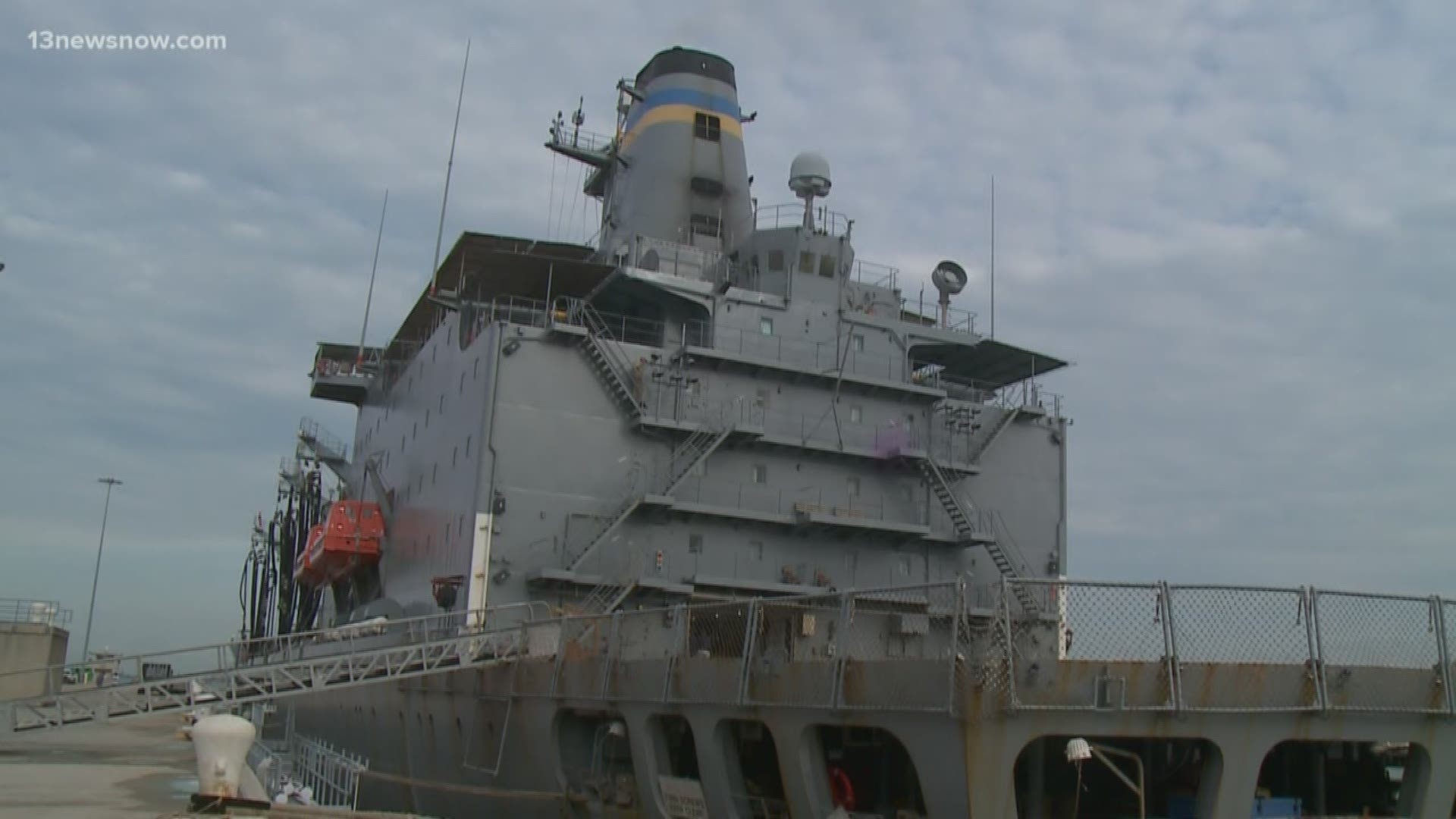 While it was at sea, Joshua Humphreys transferred 2.3 million gallons of fuel and delivered 165 pallets of vital stores and supplies.