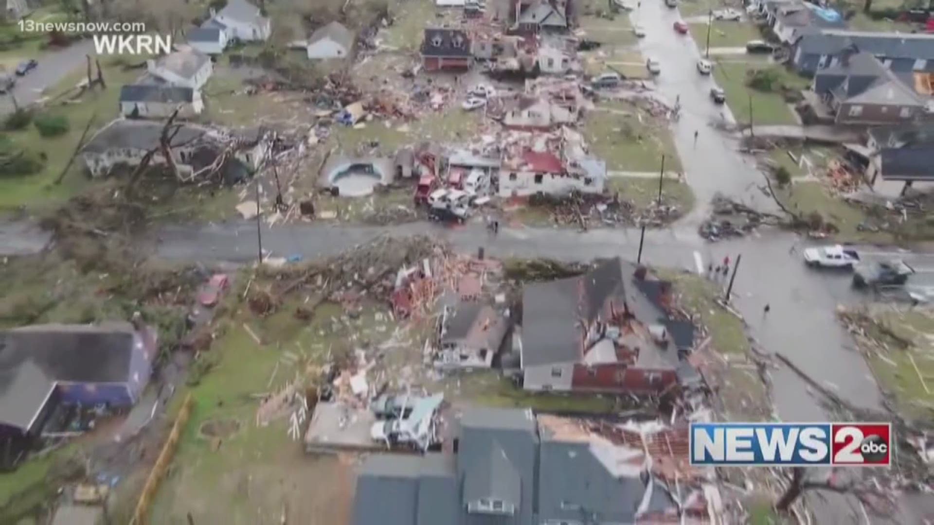 13News Now Niko Clemmons has more on the several churches that are collecting donations and raising funds for tornado victims in Tennessee.