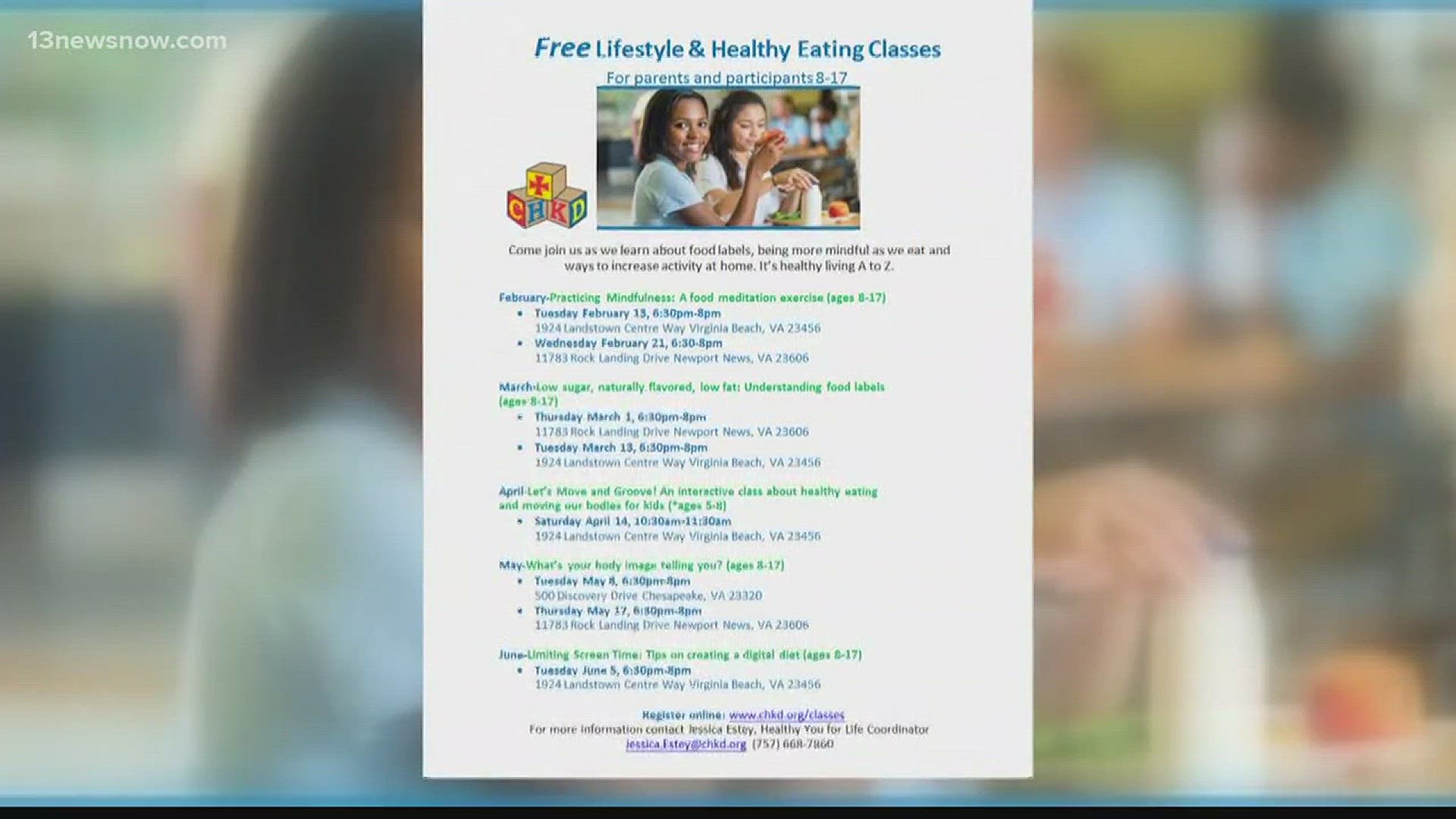 CHKD's Healthy You for Life Program