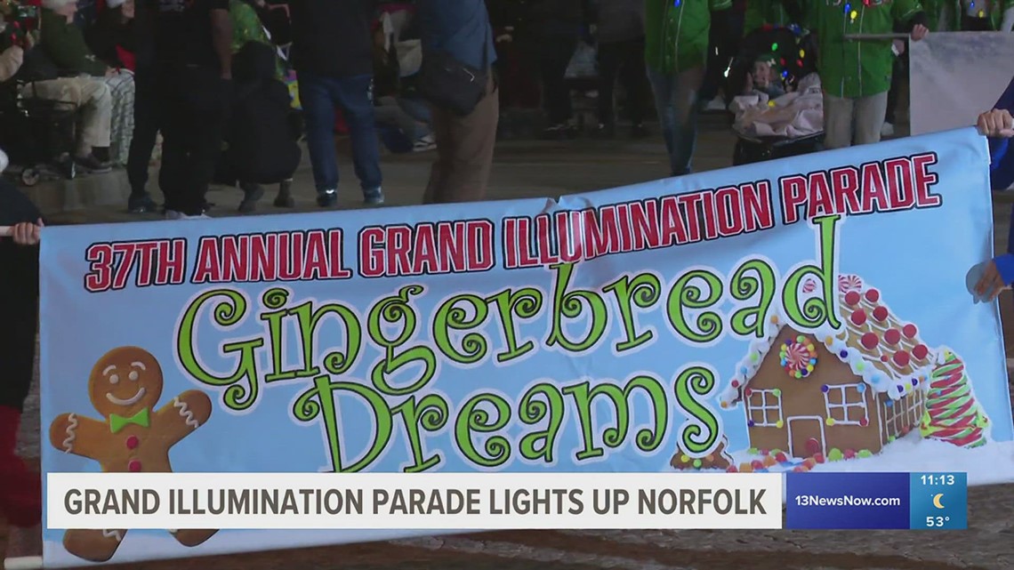 Grand Illumination Parade dazzles Downtown Norfolk