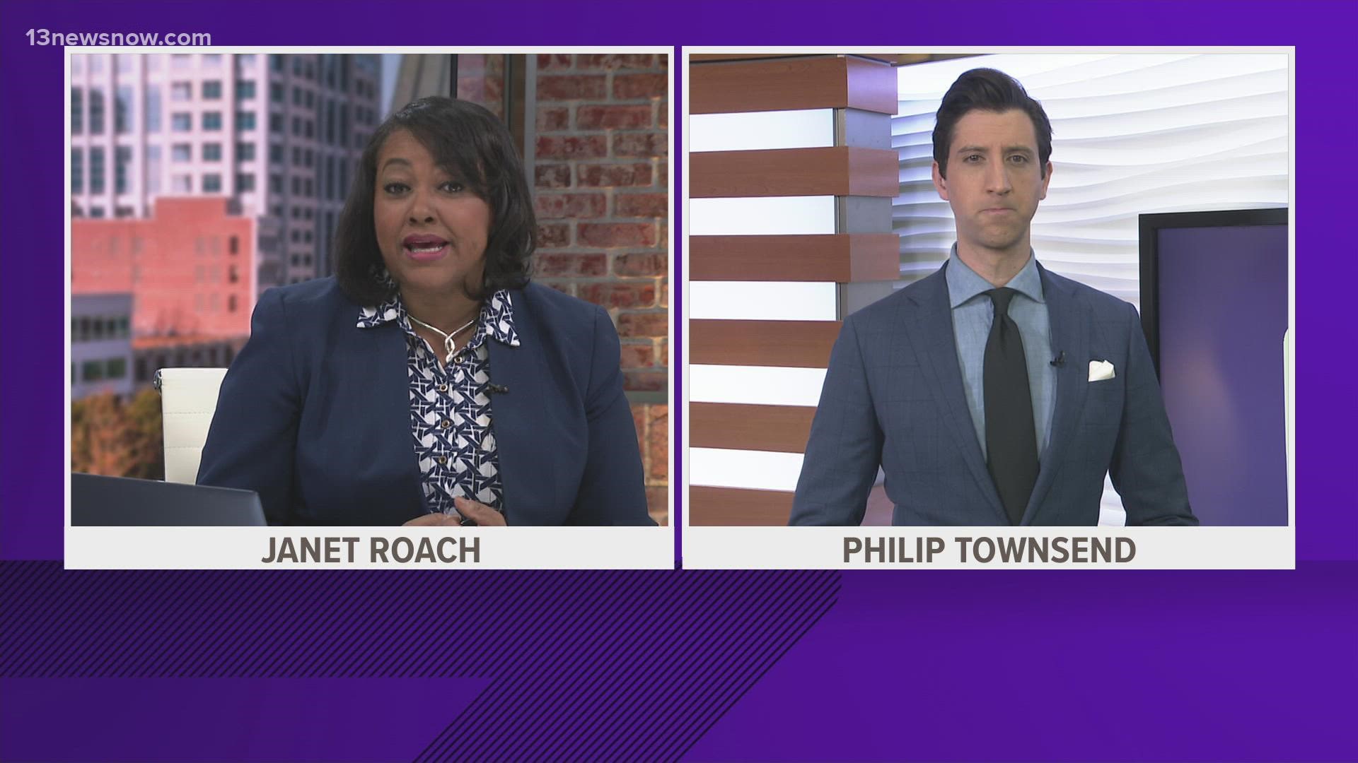 Top stories: 13News Now at 4 p.m. with Philip Townsend and Janet Roach, March 14, 2022.