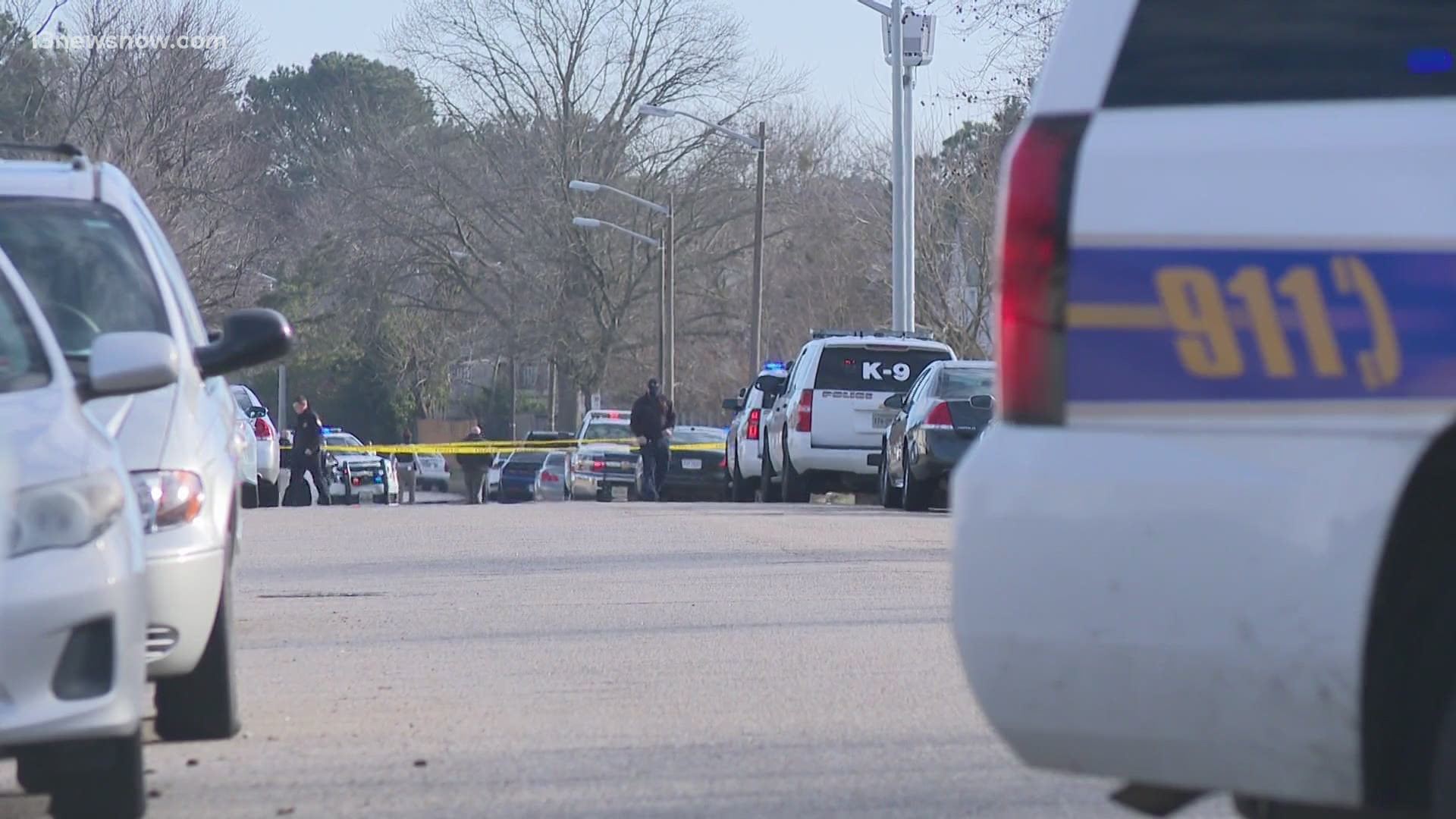 The Virginia Beach Police Department said a shooting occurred at the 1500 block of Level Green Blvd.