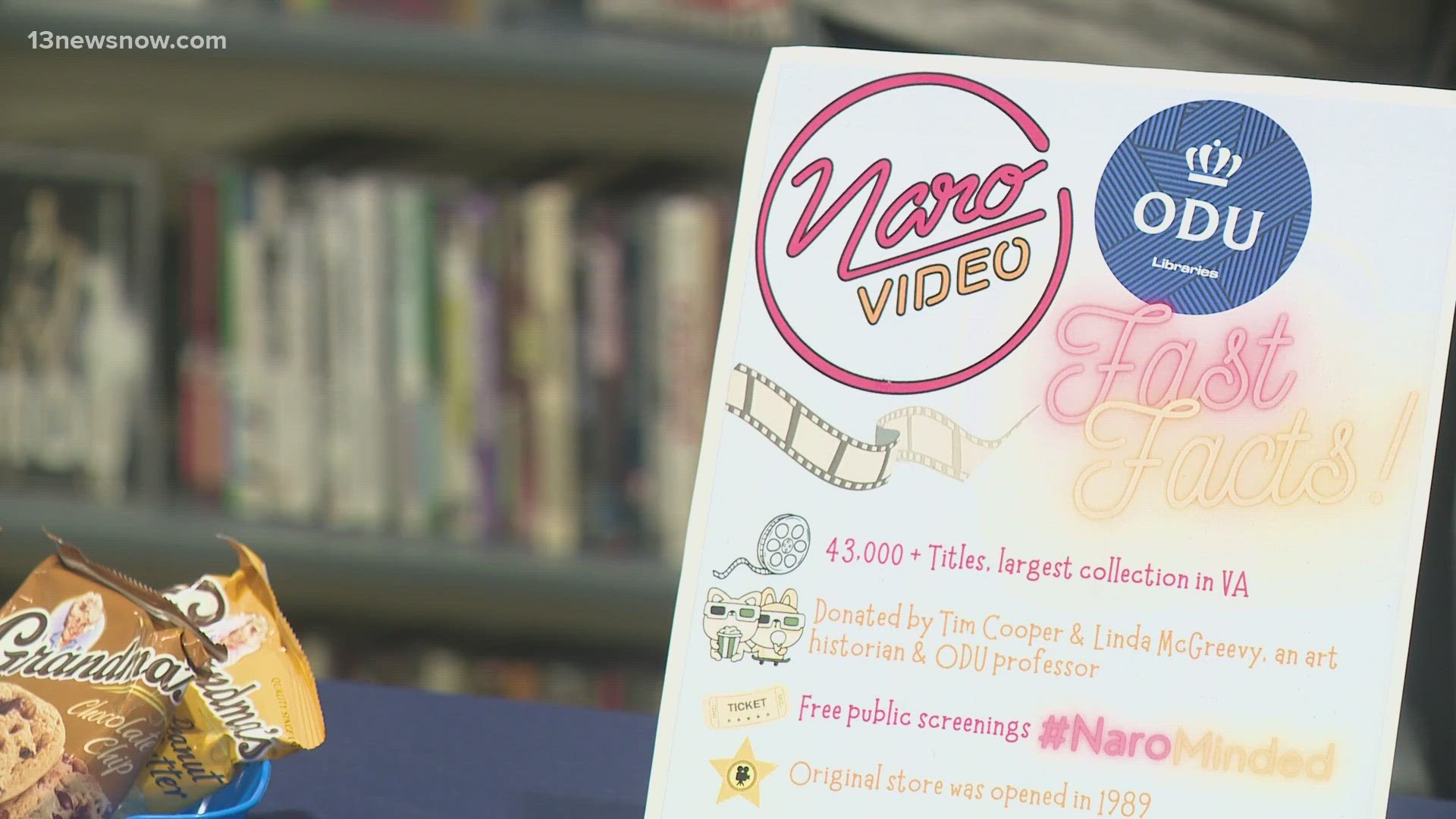 Movie lovers can soon check out thousands of films that used to be on the shelves of the now-closed Naro Expanded Video Store.