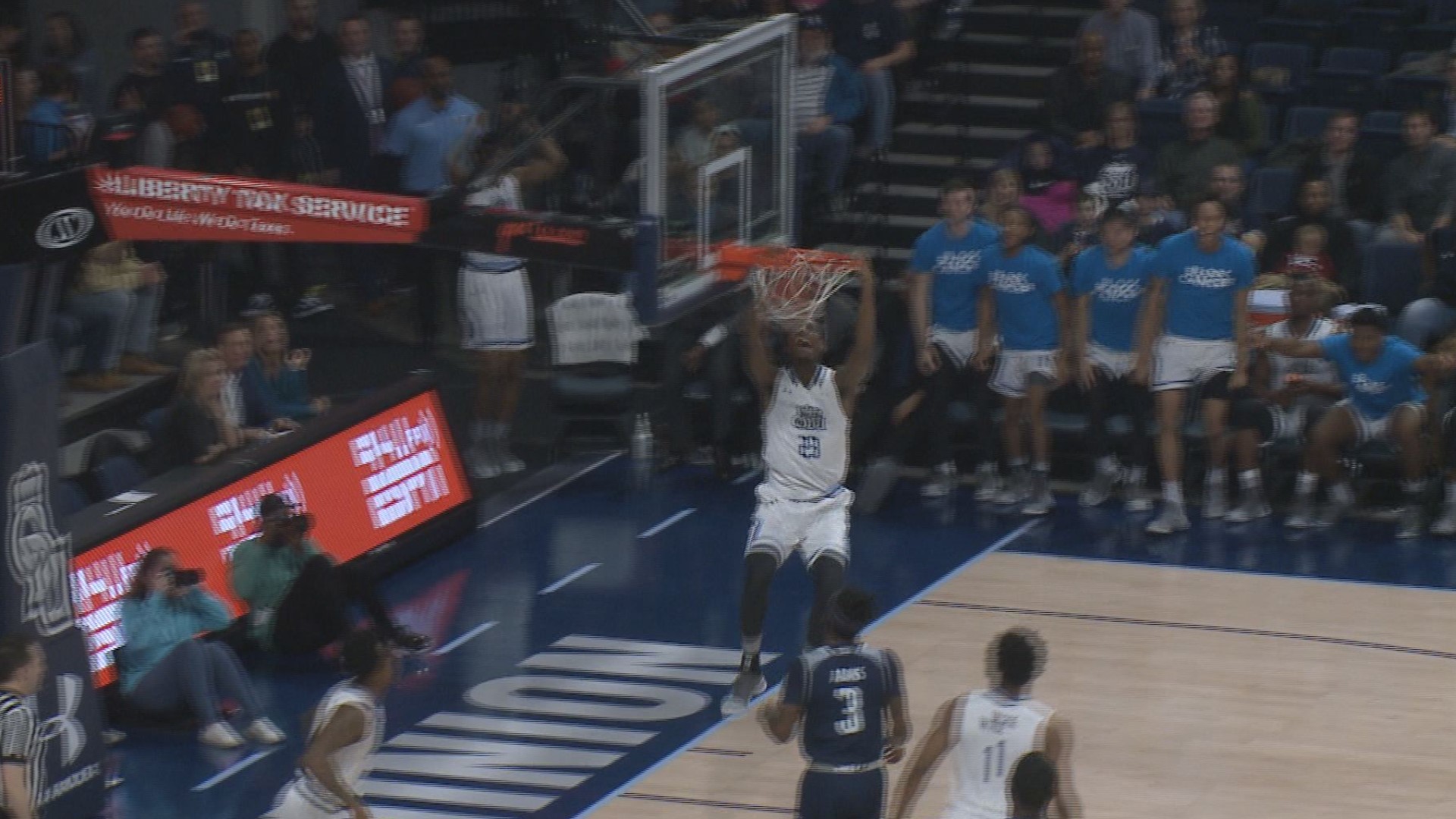 ODU's B.J. Stith capped a 15-6 run with a 3-pointer to give ODU a 50-45 lead with 12 1/2 minutes to play.