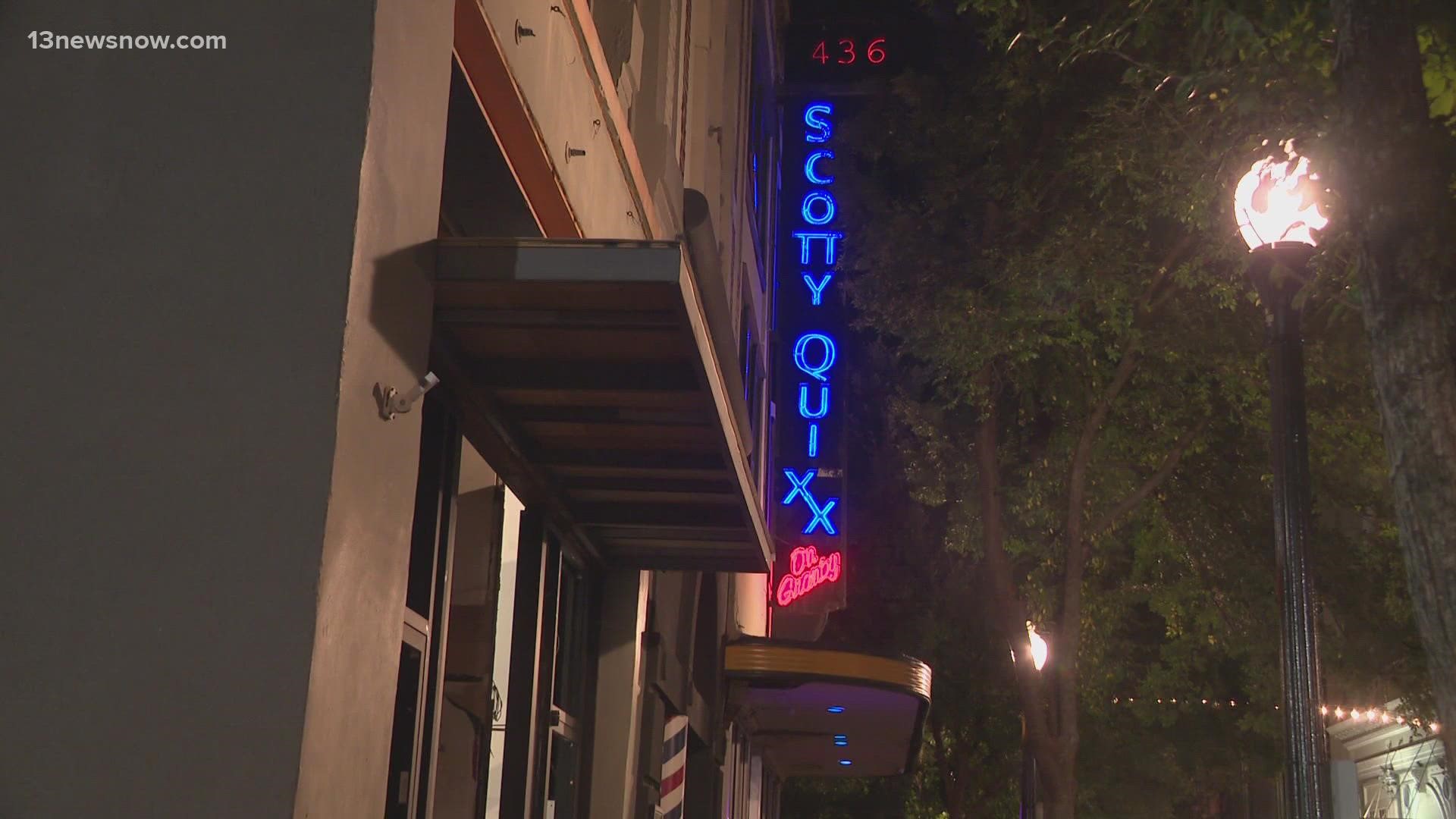 Norfolk city council members approved the permit removal for several nightclubs, including Scotty Quixx on Granby Street following a string of violence in the city.