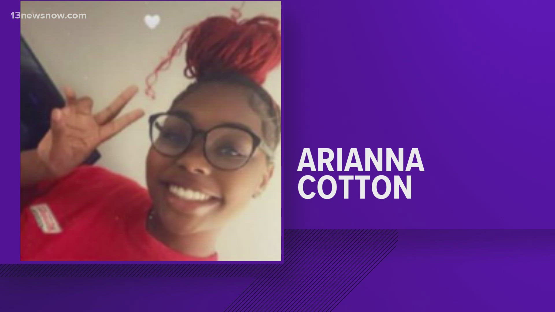 Police say Arianna Cotton left home using a rideshare service and was missing for several days before being found safe.