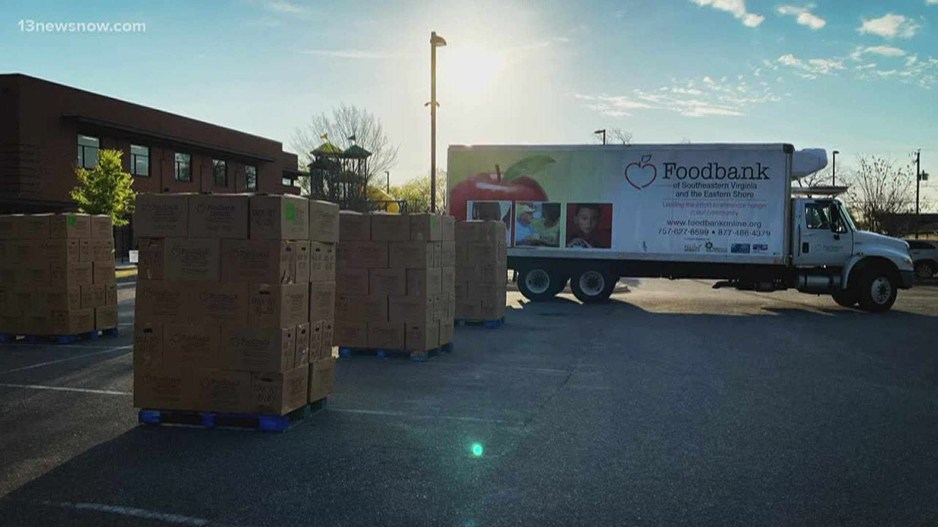 The Foodbank of Southeastern Virginia and the Eastern Shore has moved to drive-thru distribution, and needs donations to keep feeding people affected by coronavirus.