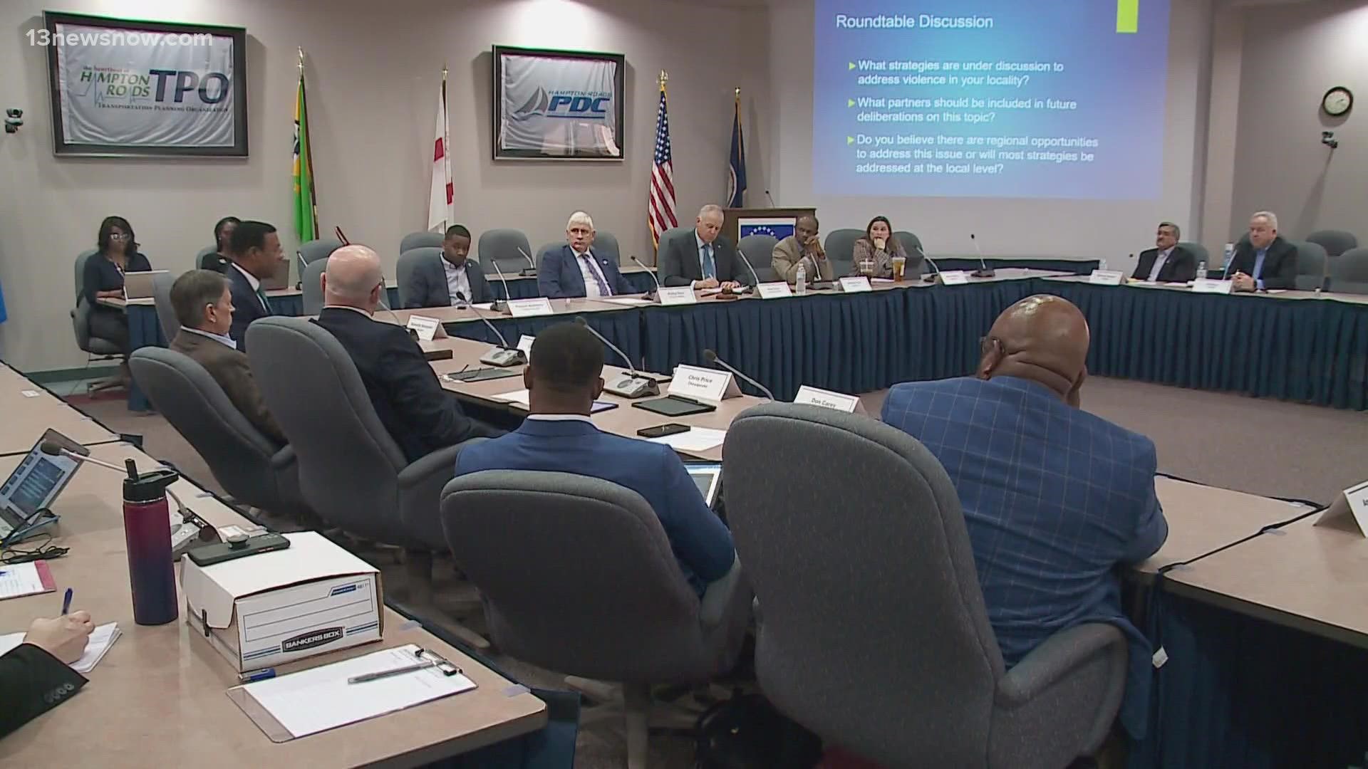 Mayors and city administrators held a meeting Friday afternoon to discuss solutions to the violence.