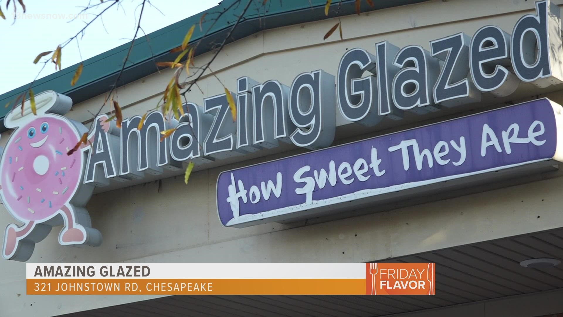 Amazing Glazed sells donuts in Chesapeake, Virginia. The owners want to sprinkle a little faith through each donut.