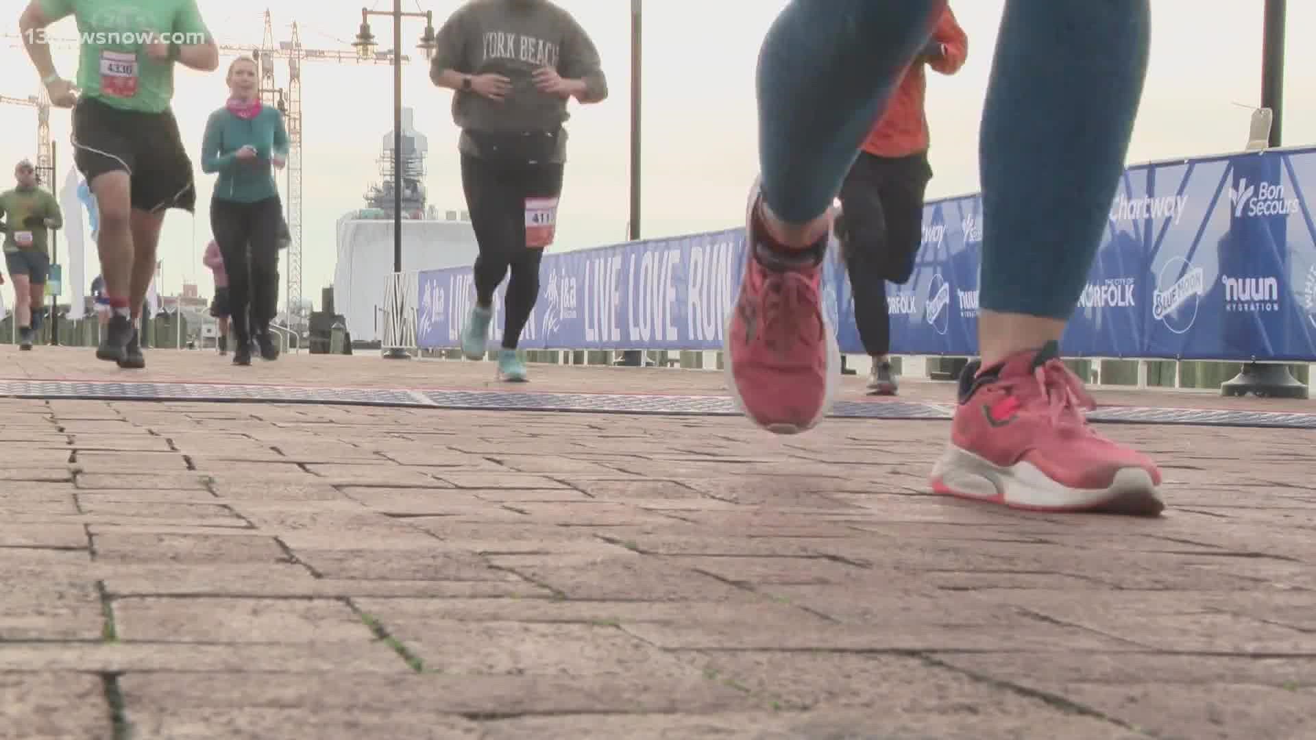 3,000 runners from 35 states participated in the half marathon's ninth year.