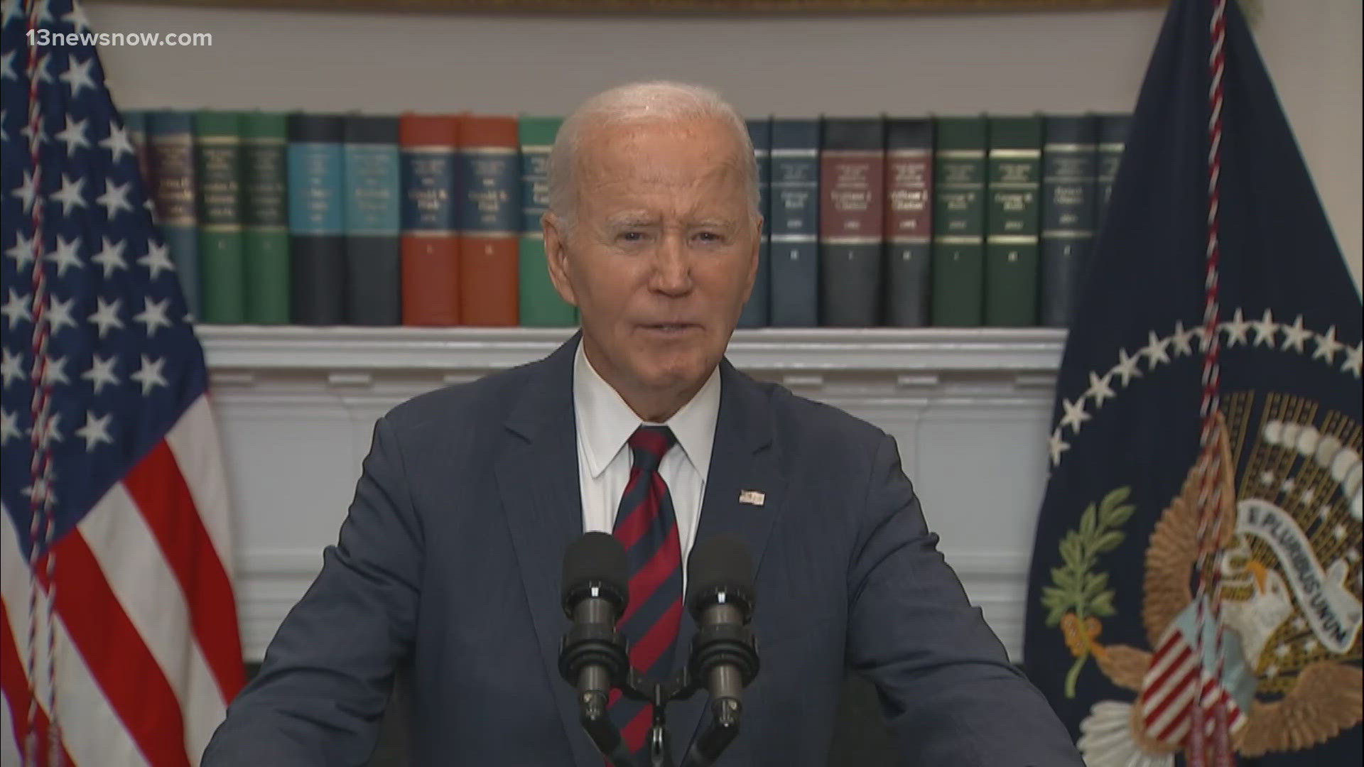 President Joe Biden gave public remarks ahead of Hurricane Milton making landfall in Florida tonight.