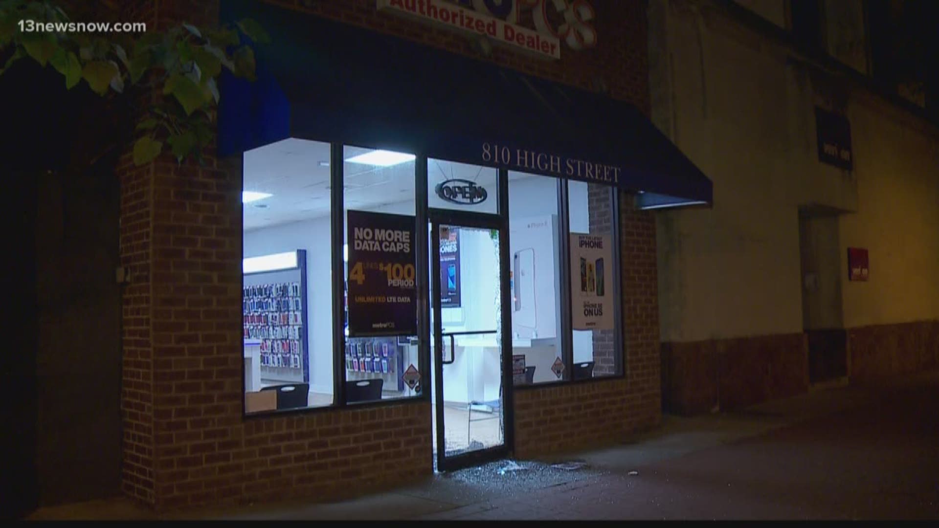 A MetroPCS at 800 High Street was robbed Thursday morning, according to dispatch.