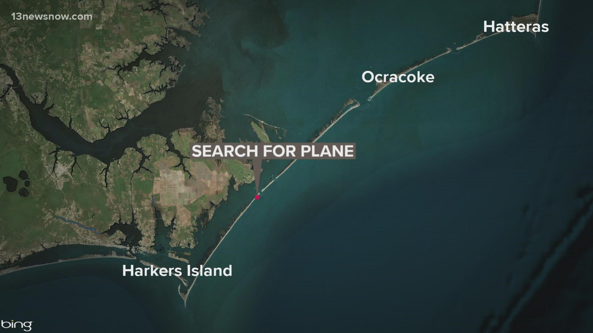 8 missing in plane crash off North Carolina coast