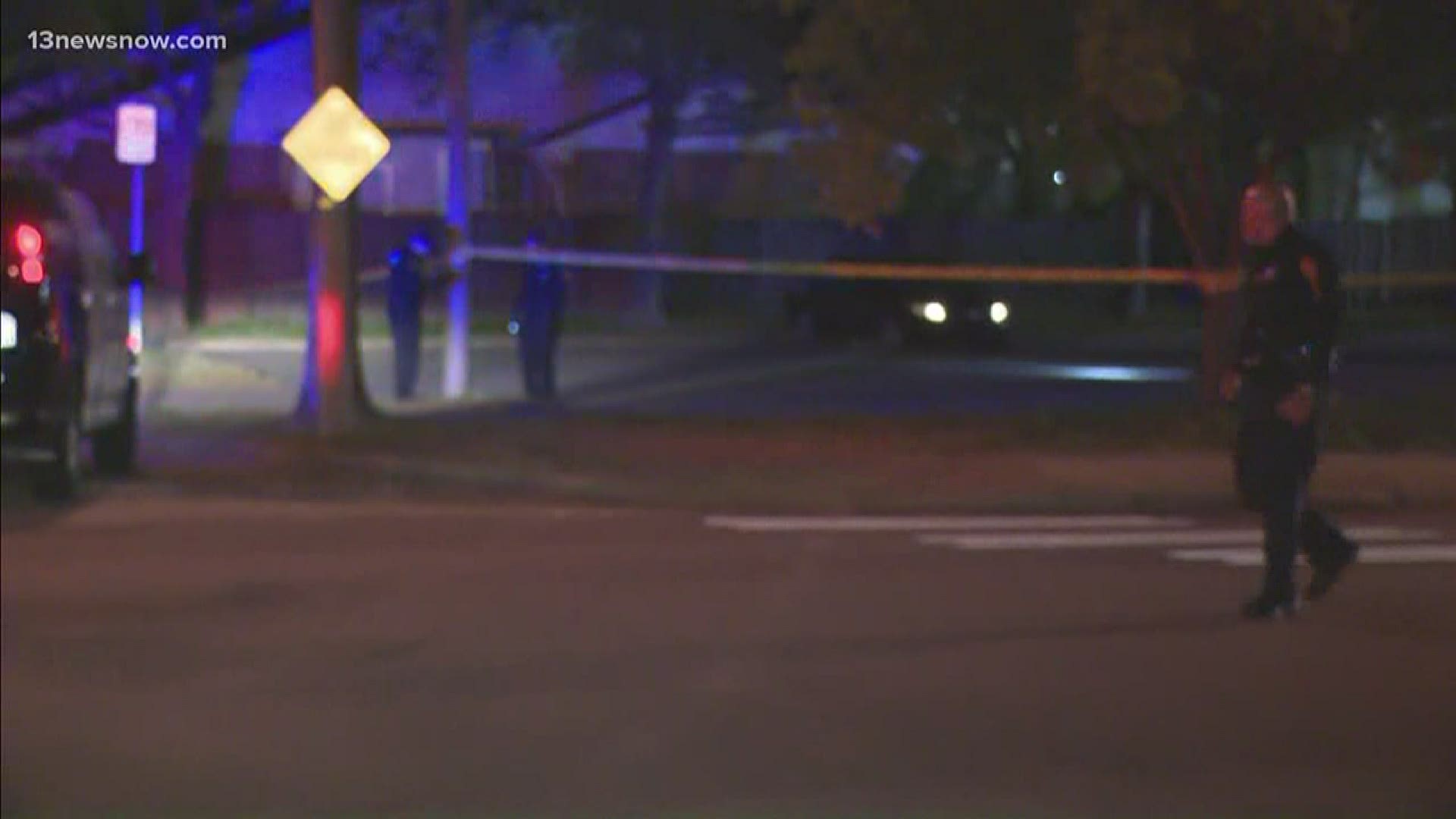 Police say the shooting happened in the 800 block of E. Princess Anne Rd. Saturday night.