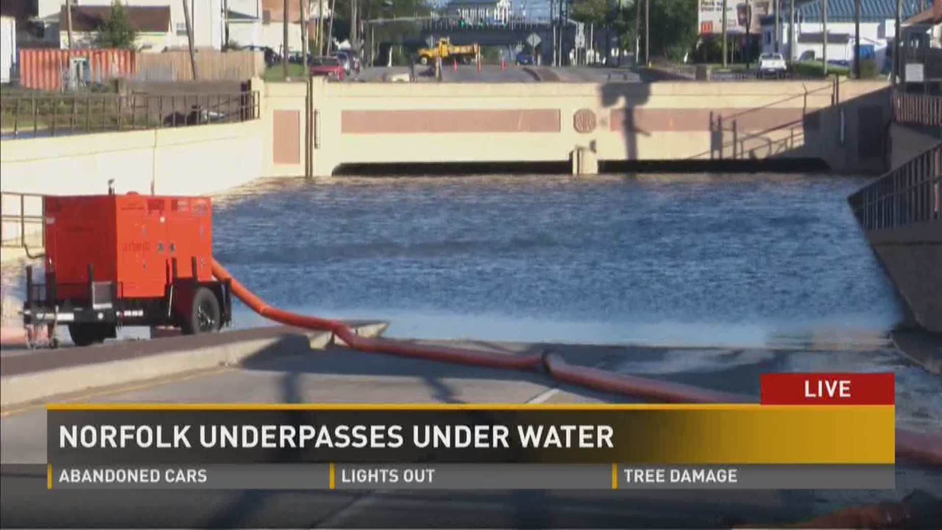 Norfolk Underpasses Completely Flooded By Matthew 13newsnow Com