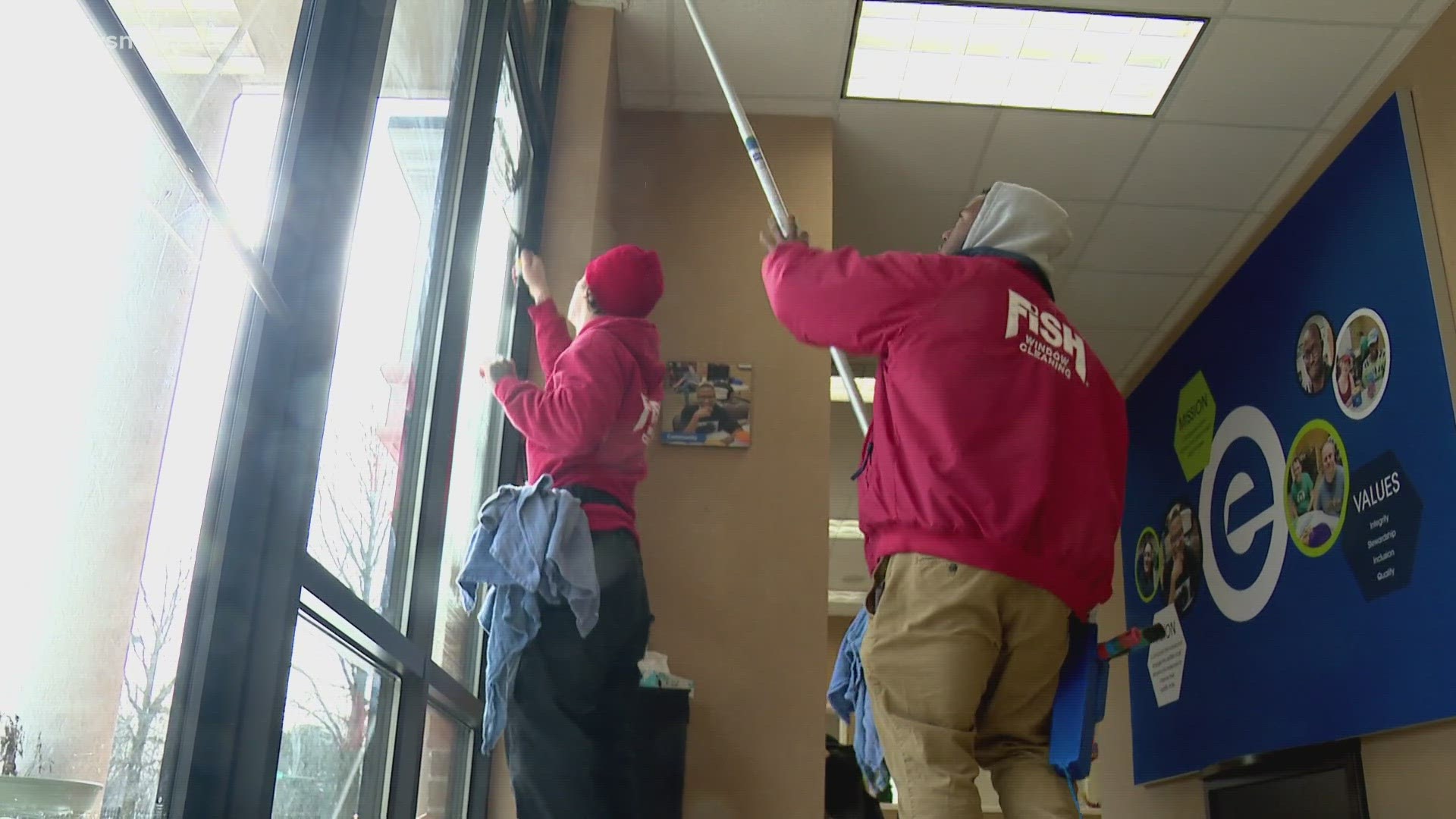 Each year, Fish Window Cleaning gives back to the community by showing how a simple gesture can impact others.