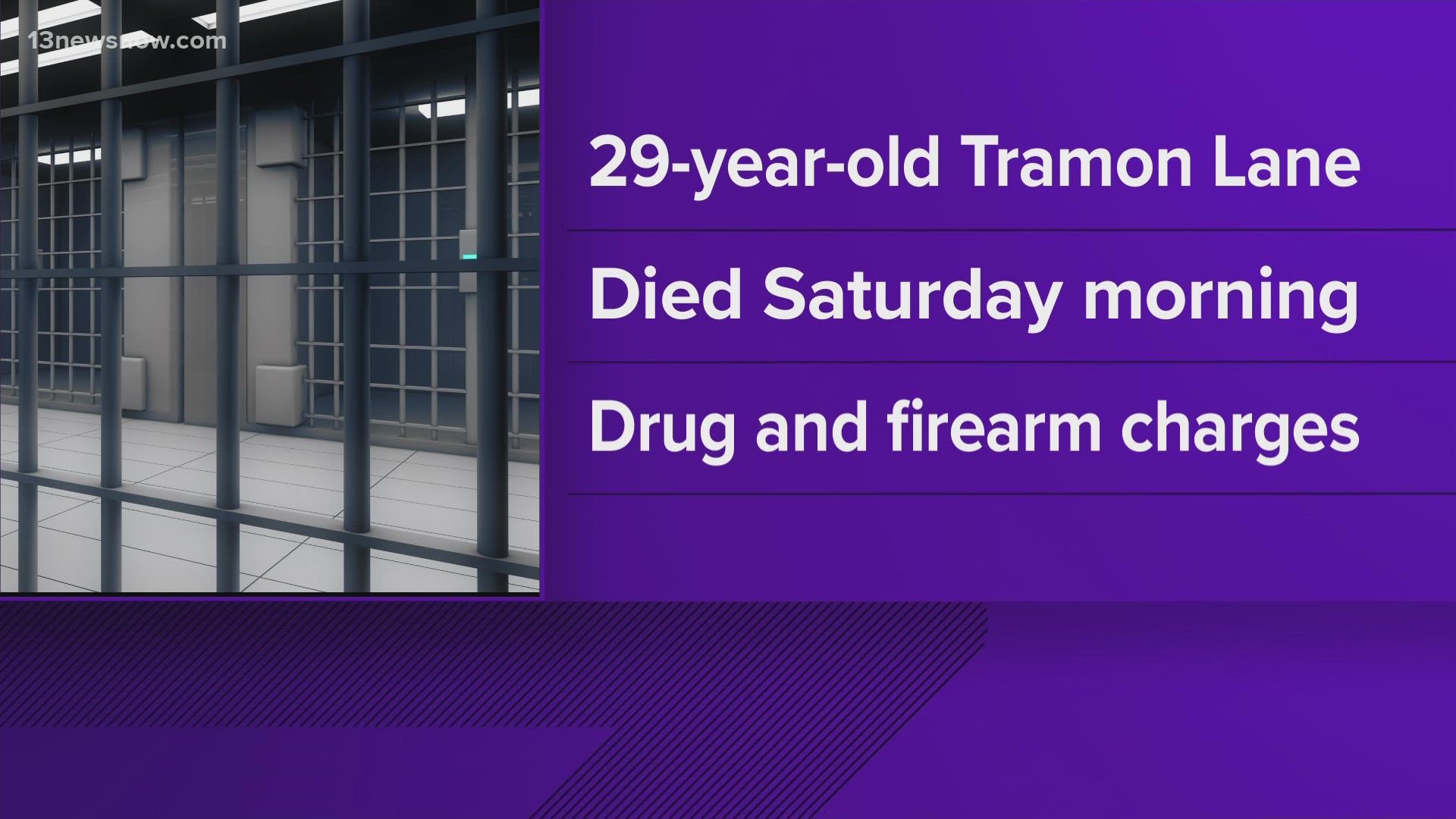 Officials said that while being booked at the correctional center, 29-year-old Tramon Lane had a medical emergency.