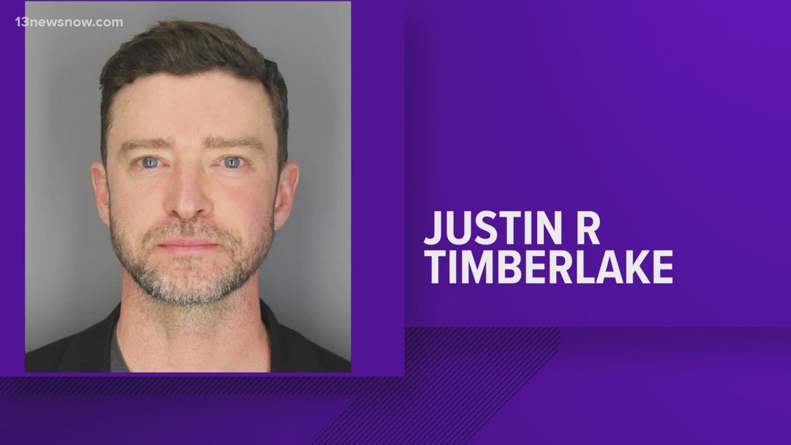 Justin Timberlake's mug shot released after DWI arrest | 13newsnow.com