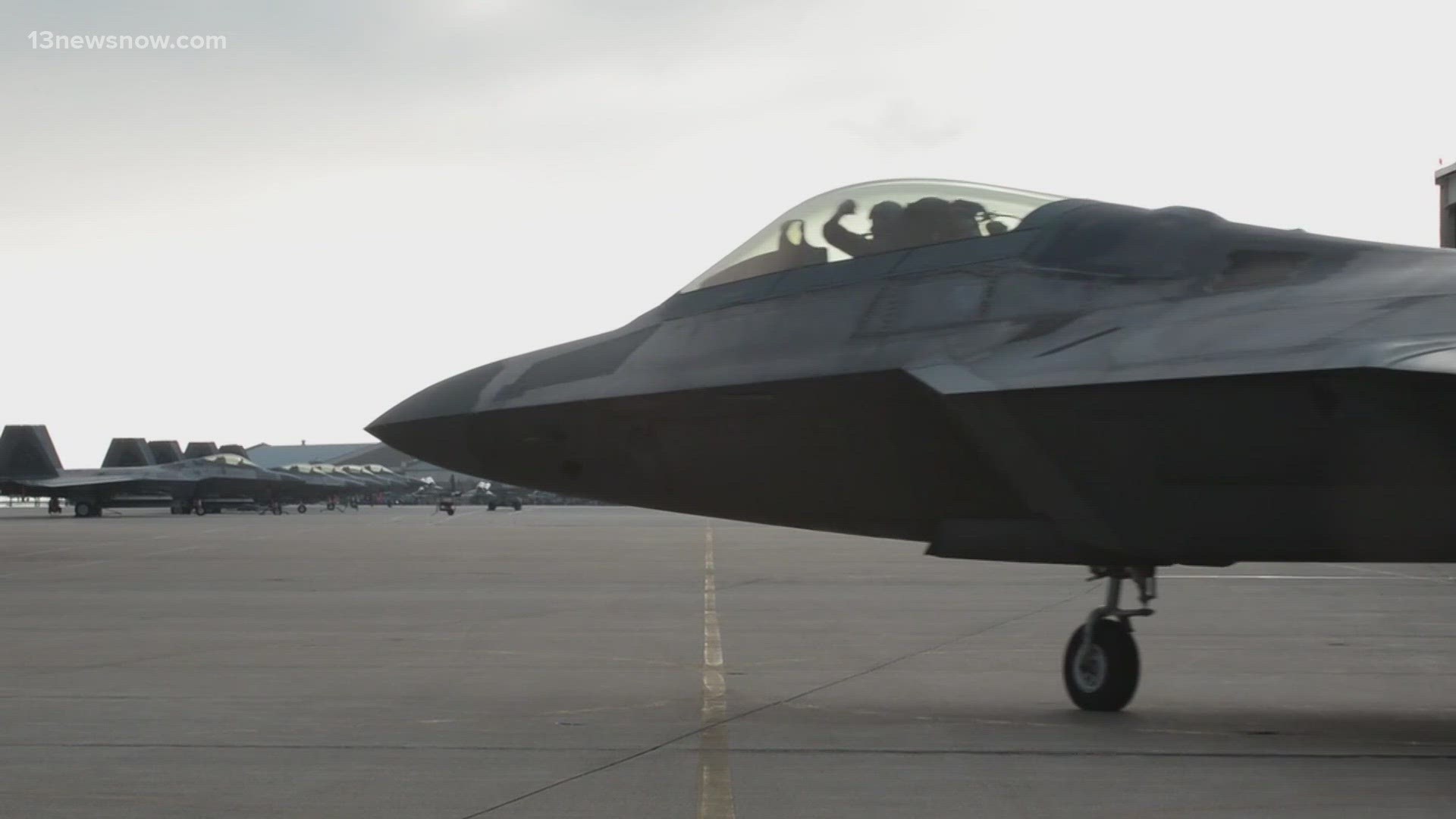 US Senator Tim Kaine of Virginia is in Hampton Roads this week. He's making several stops at local bases to talk about military readiness.