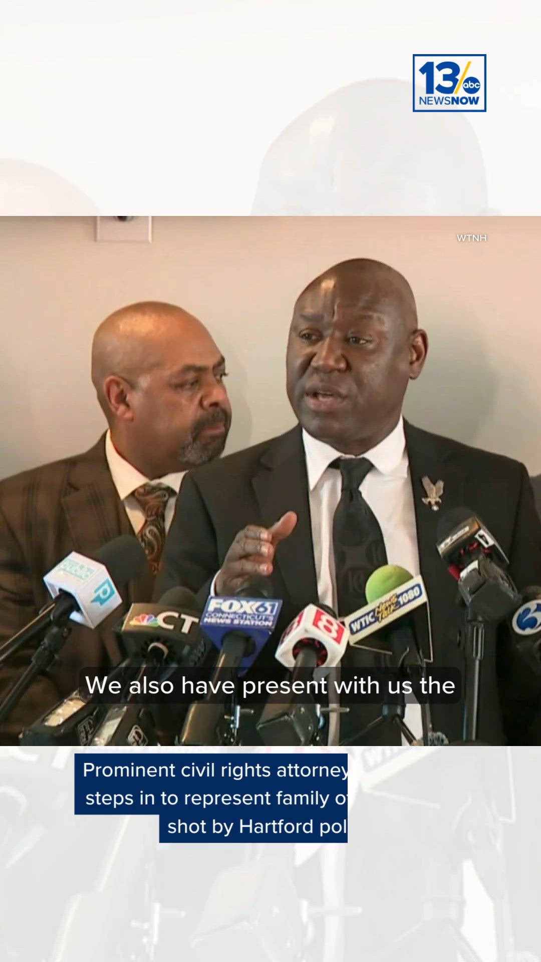 Attorney Ben Crump representing family of man fatally shot by Hartford ...
