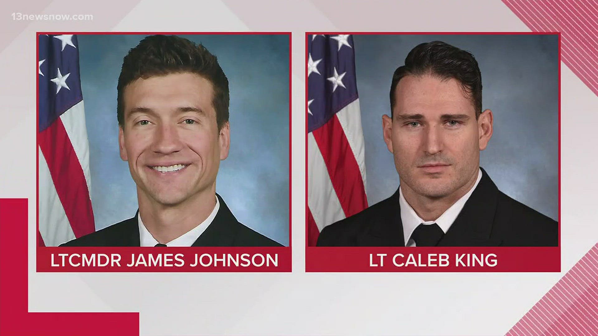 The Navy has released the names of the two Oceana-based aviators who died in a jet crash