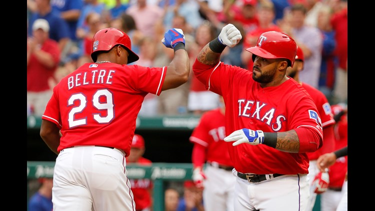 Prince Fielder hits 2-run homer for Rangers