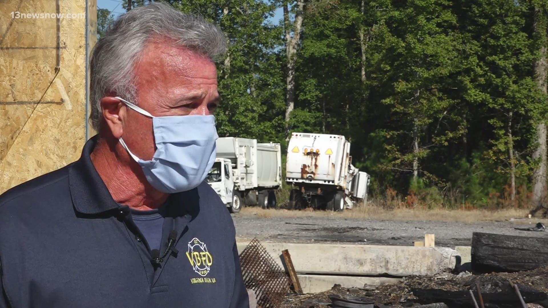 Art Kohn, the public information officer for the Virginia Beach Fire Department, was walking along Rudee Point Road when he was hit by a truck on Tuesday.