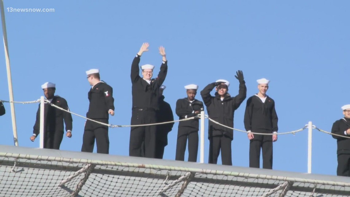 USS Gerald R. Ford returns home to Naval Station Norfolk Saturday