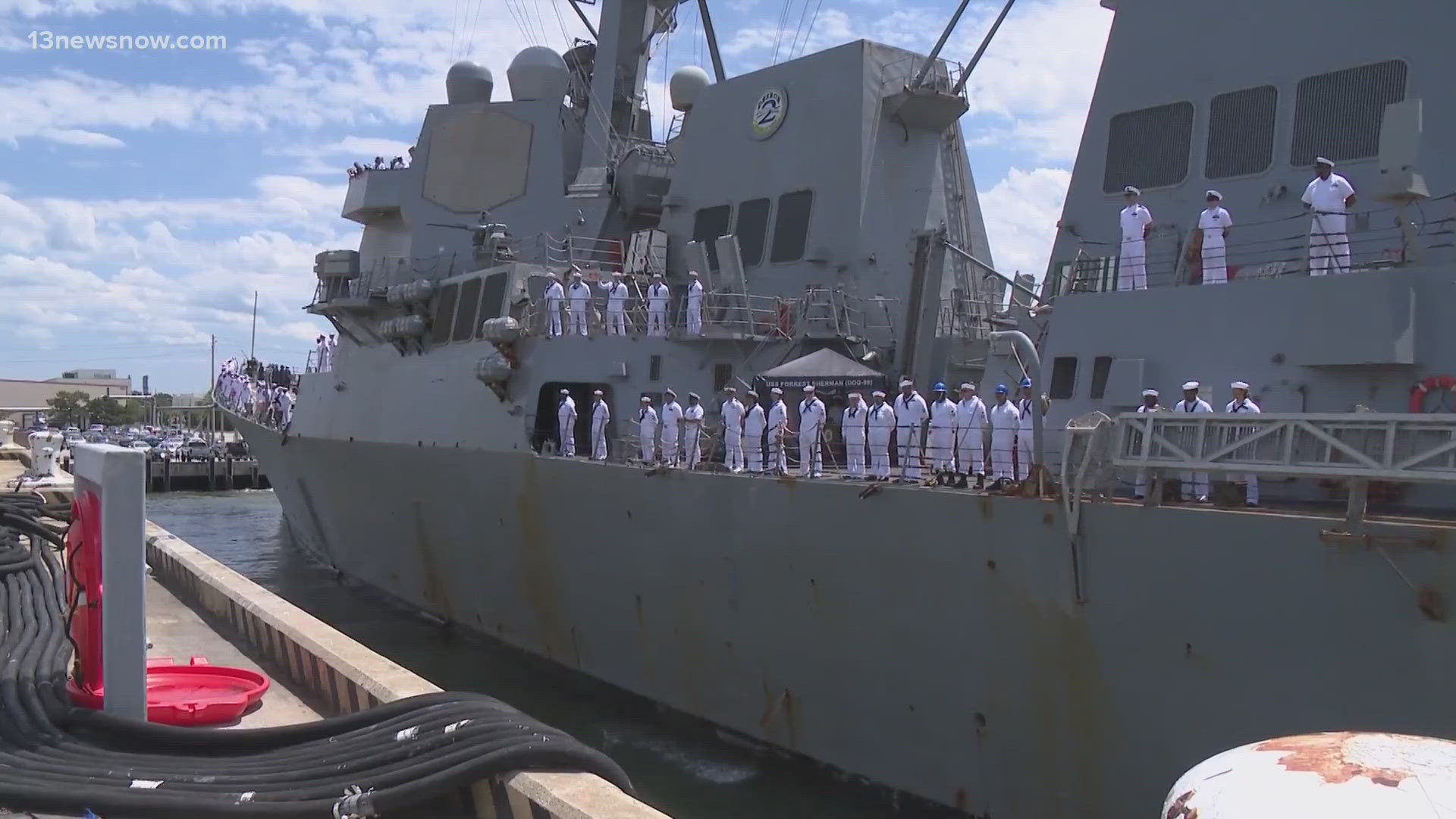 The multi-mission guided-missile destroyer's departure comes after months of training and maintenance.