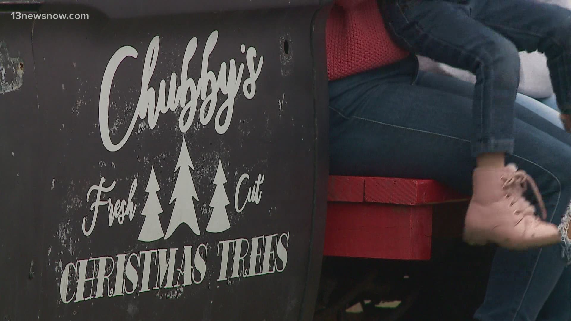 Chubby's Christmas Tree Farm in Chesapeake saw an increase in sales on Black Friday, they decided to start selling earlier than they normally would.