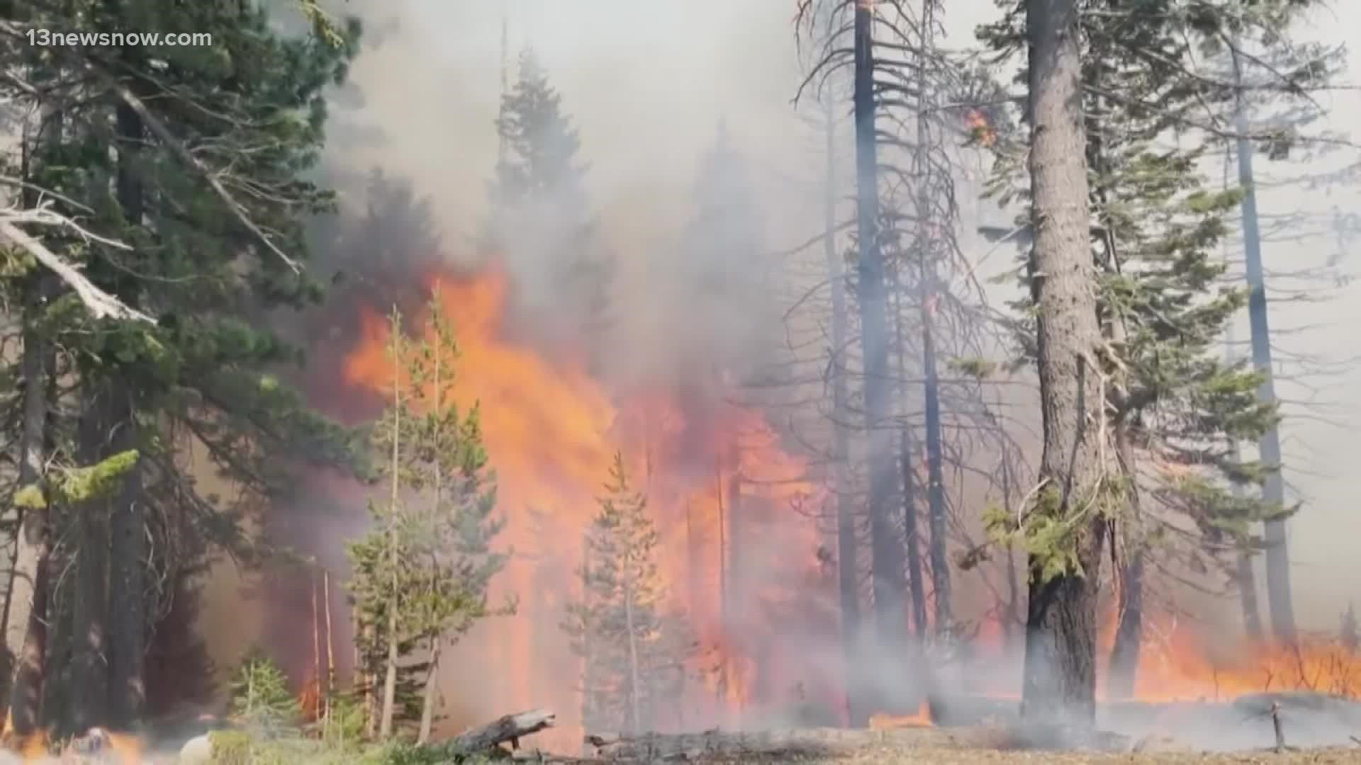 The Portsmouth group is serving 1,200 meals daily to evacuees sheltered in Susanville, California due to the Dixie fire.