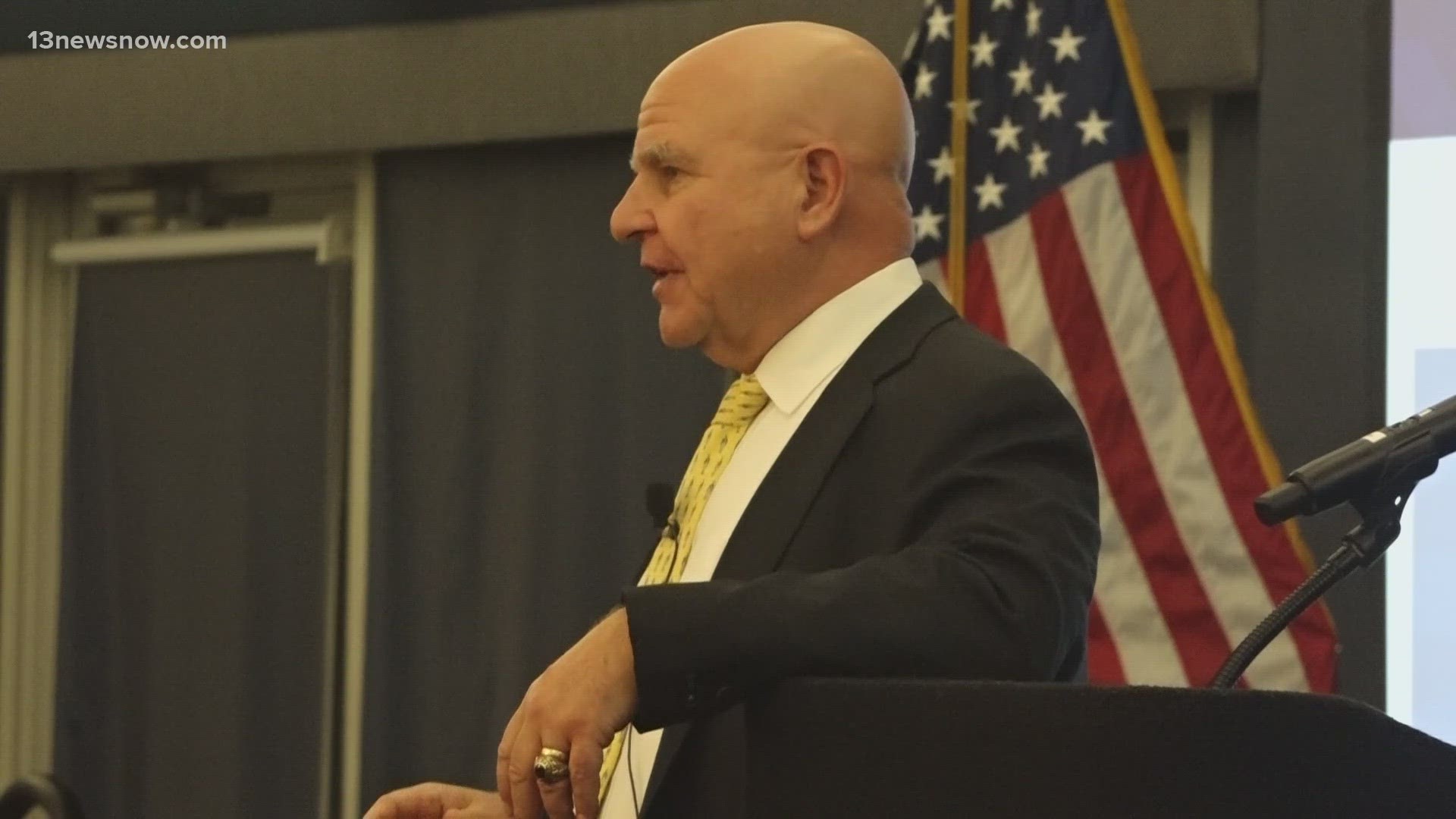 Lt. General H.R. McMaster transformed his lecture on empathy in international relations into a discussion on how the war will progress.