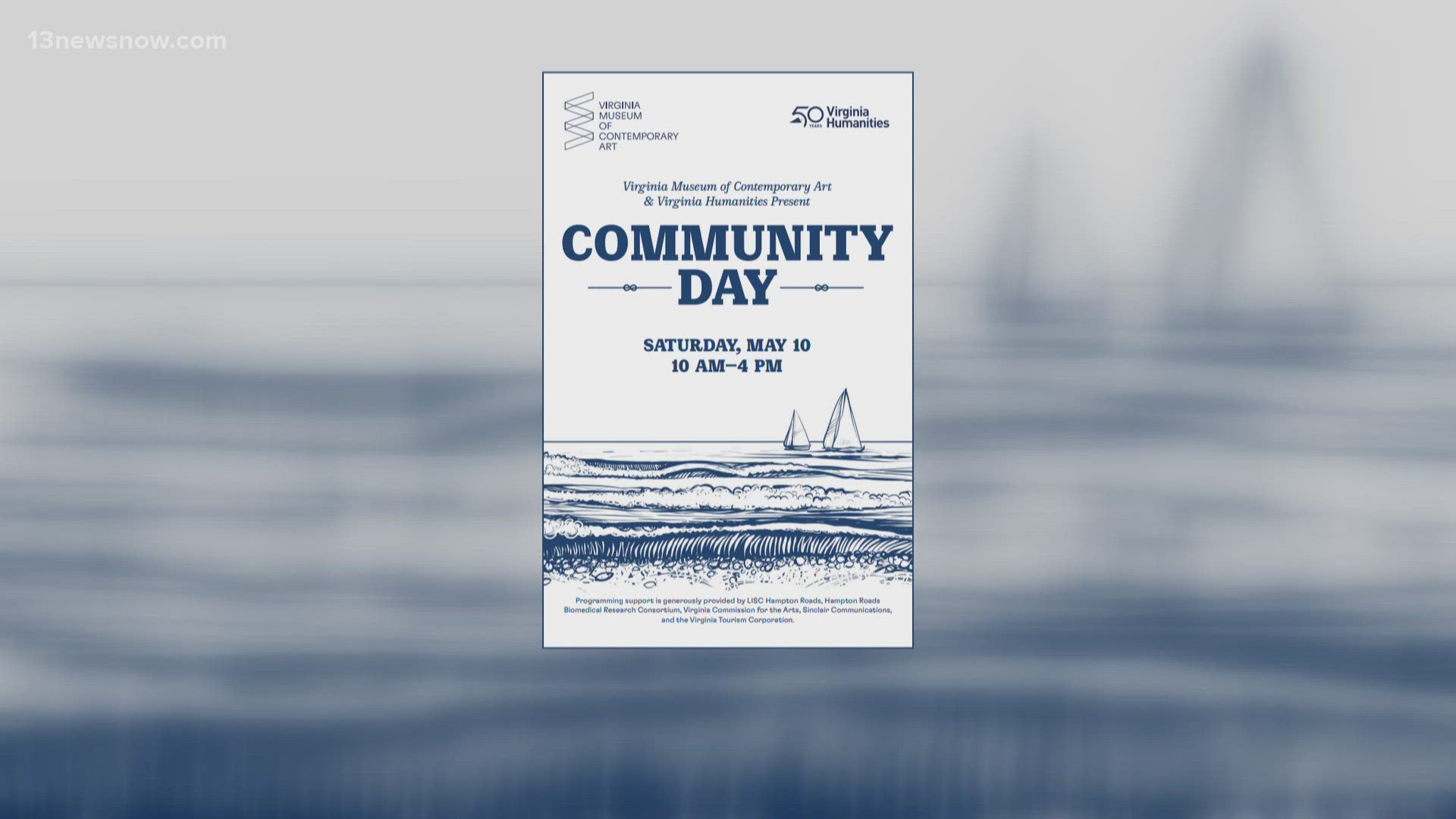 The Virginia MOCA and the Virginia Humanities teamed up to host Community Day in honor of their 50th anniversary.