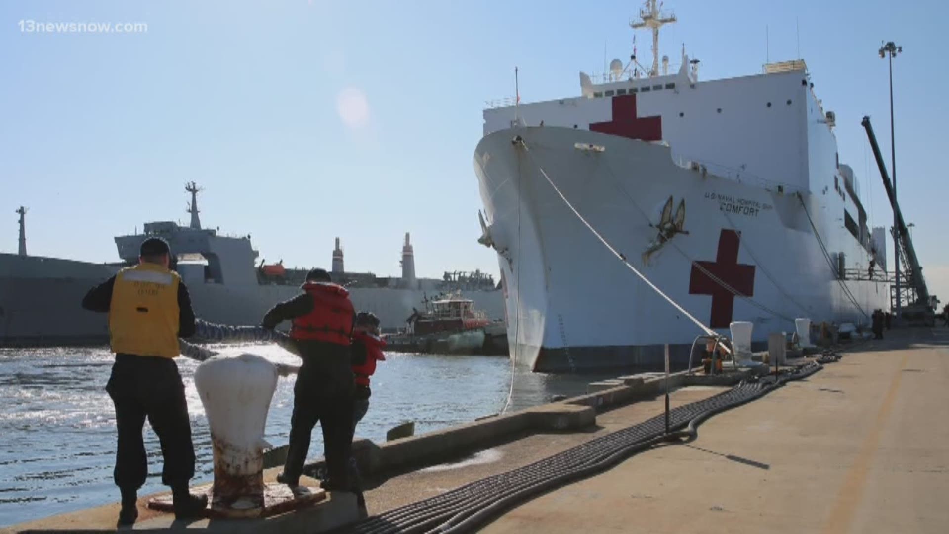 US to send Norfolk-based USNS Comfort to help with Venezuelan refugees.
