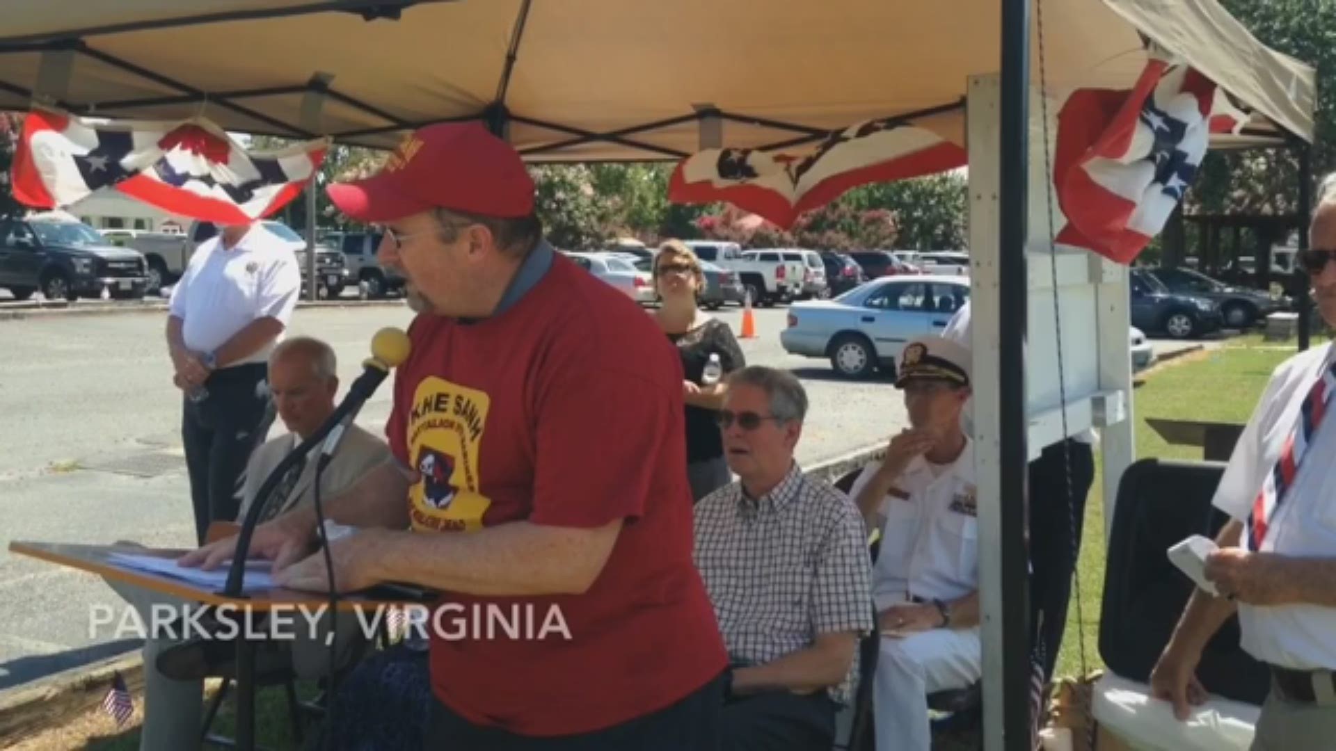 Ground broken for Parksley war memorial