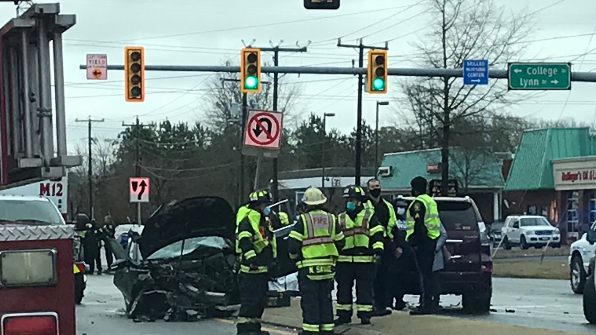 Four people injured after three-vehicle crash in Suffolk | 13newsnow.com