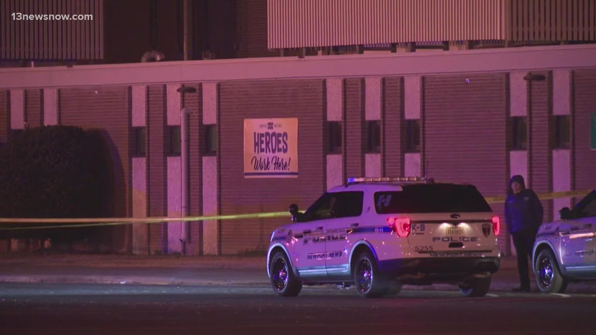 A teenage boy was shot and killed in the parking lot of Menchville High School Tuesday night. Classes at Menchville and Woodside high schools were canceled.