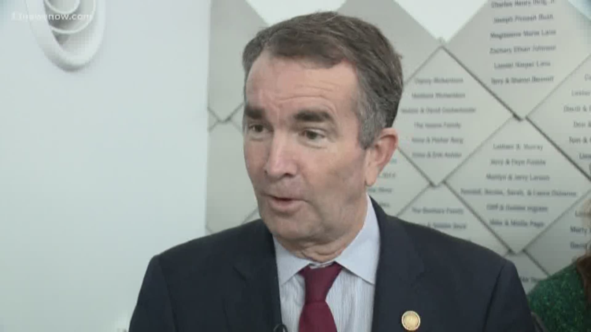 Northam stressed today: he supports the second amendment and he’s not taking guns away from anyone. The intent of his gun reform is to save lives.