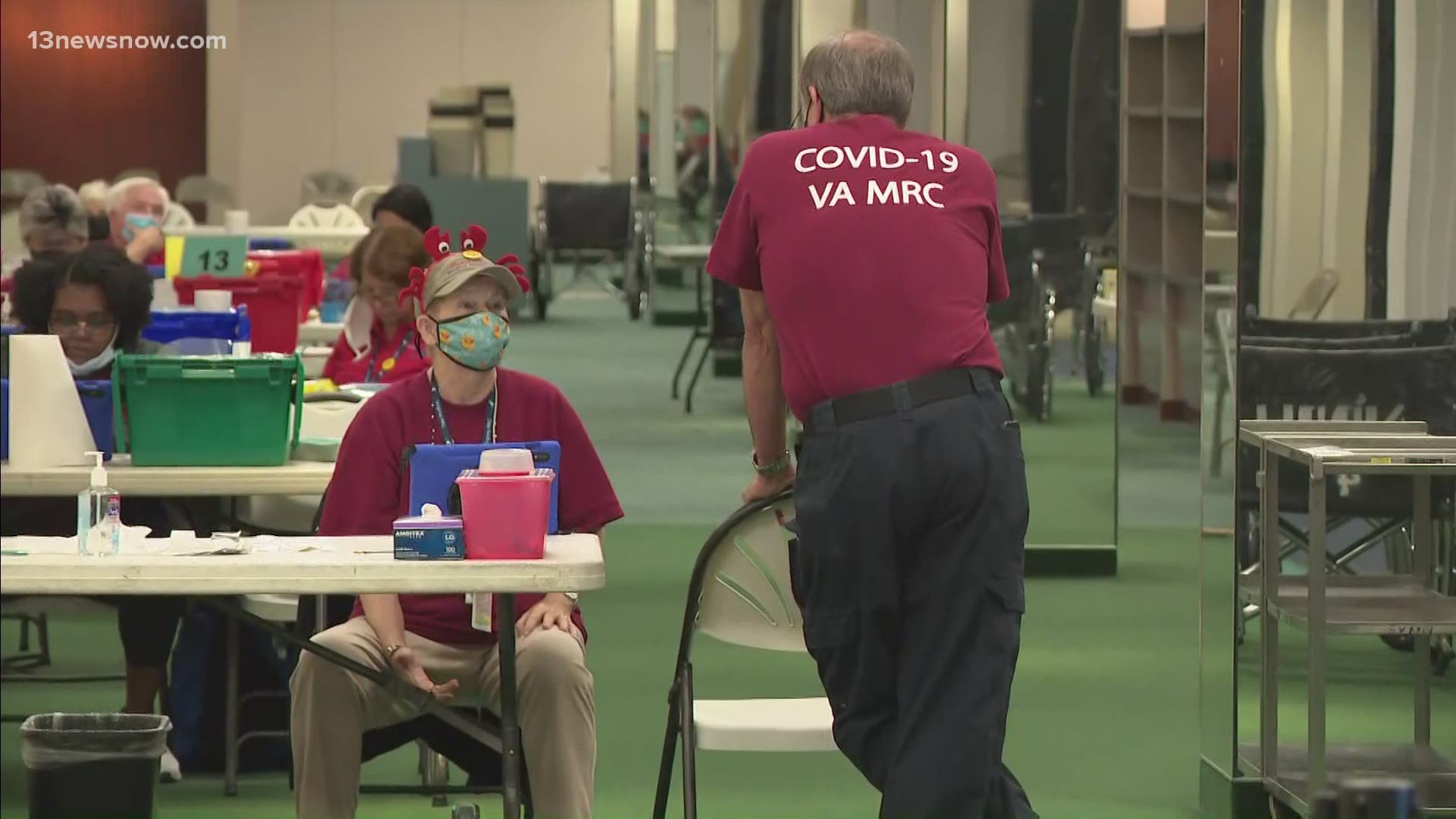 The COVID-19 vaccination clinic is returning to the site as a multi-city partnership, after FEMA left more than a month ago.