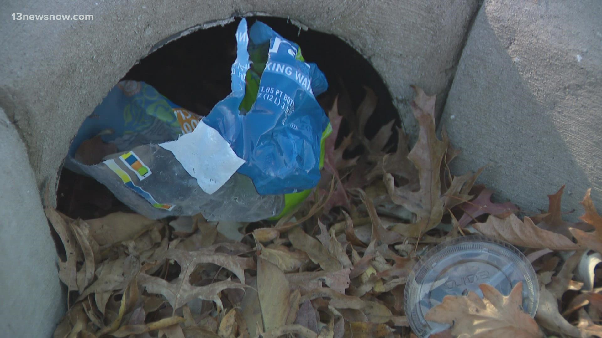 Norfolk received a $50,000 grant to research trash patterns.