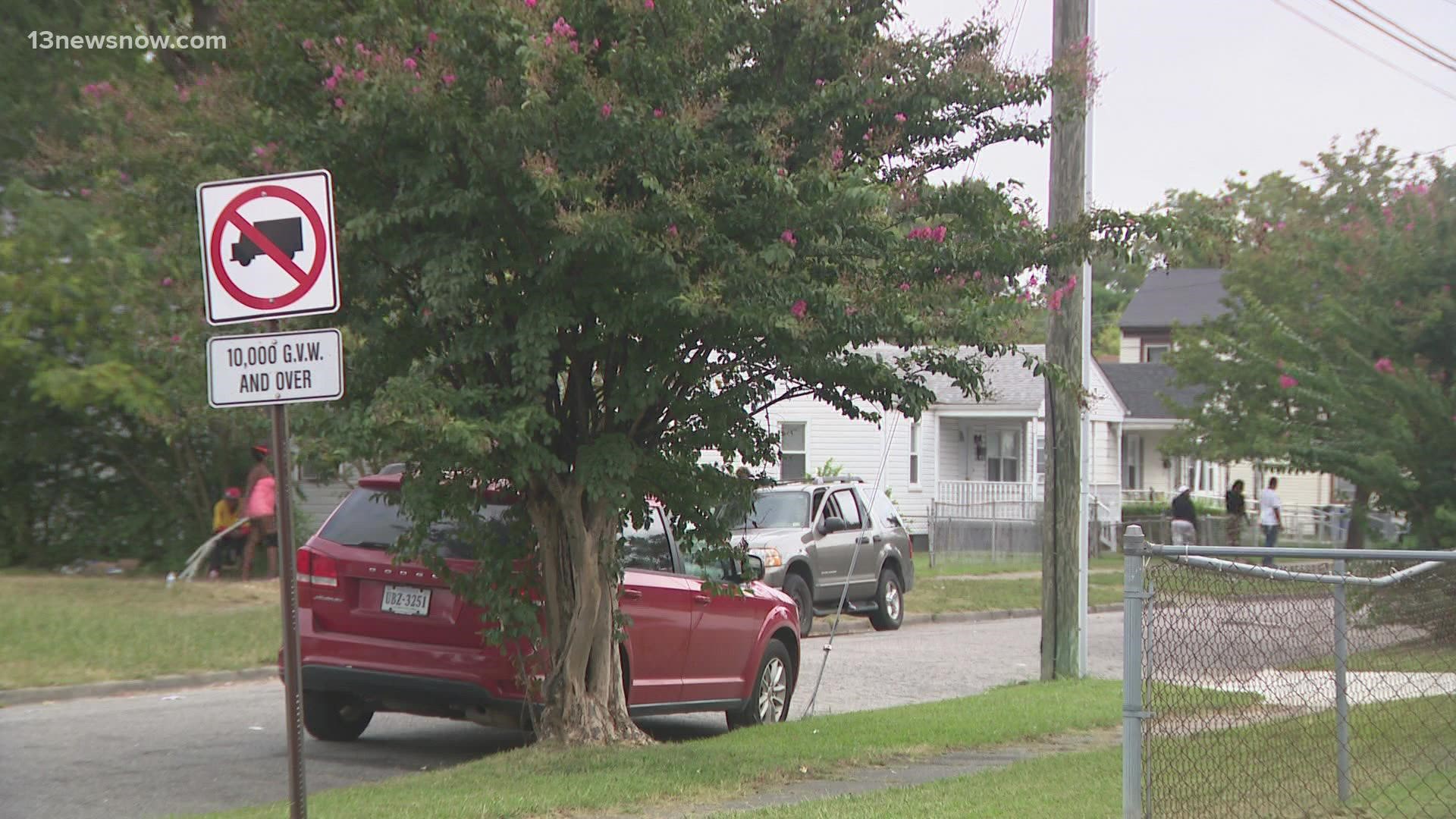 Portsmouth police said a man was shot in the 900 block of Randolph Street, just outside of the downtown area of the city.